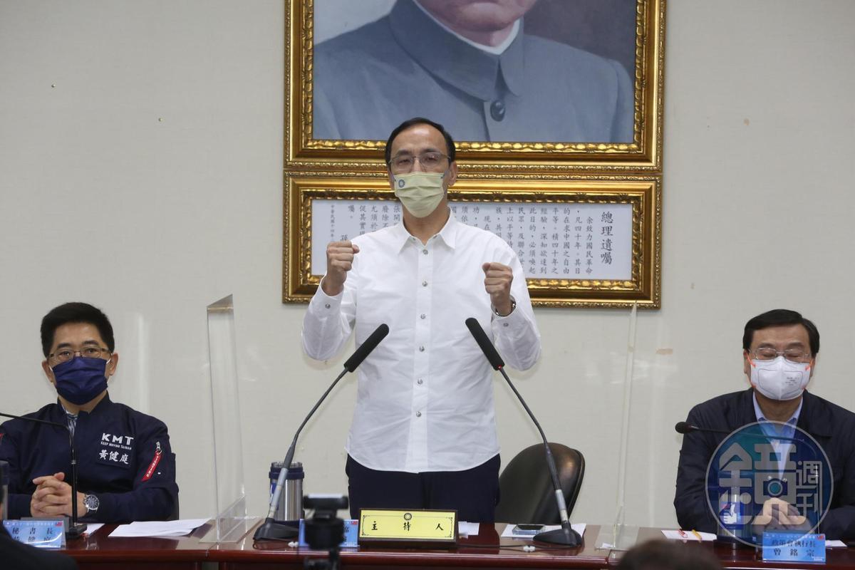 呂玉玲表示，中常會結束後並未與朱立倫有進一步討論。