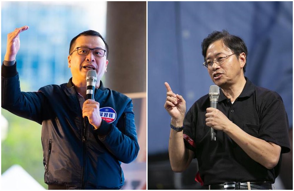 張善政（右圖）突襲初選桃園市長，讓羅智強（左圖）很錯愕。（本刊資料照）