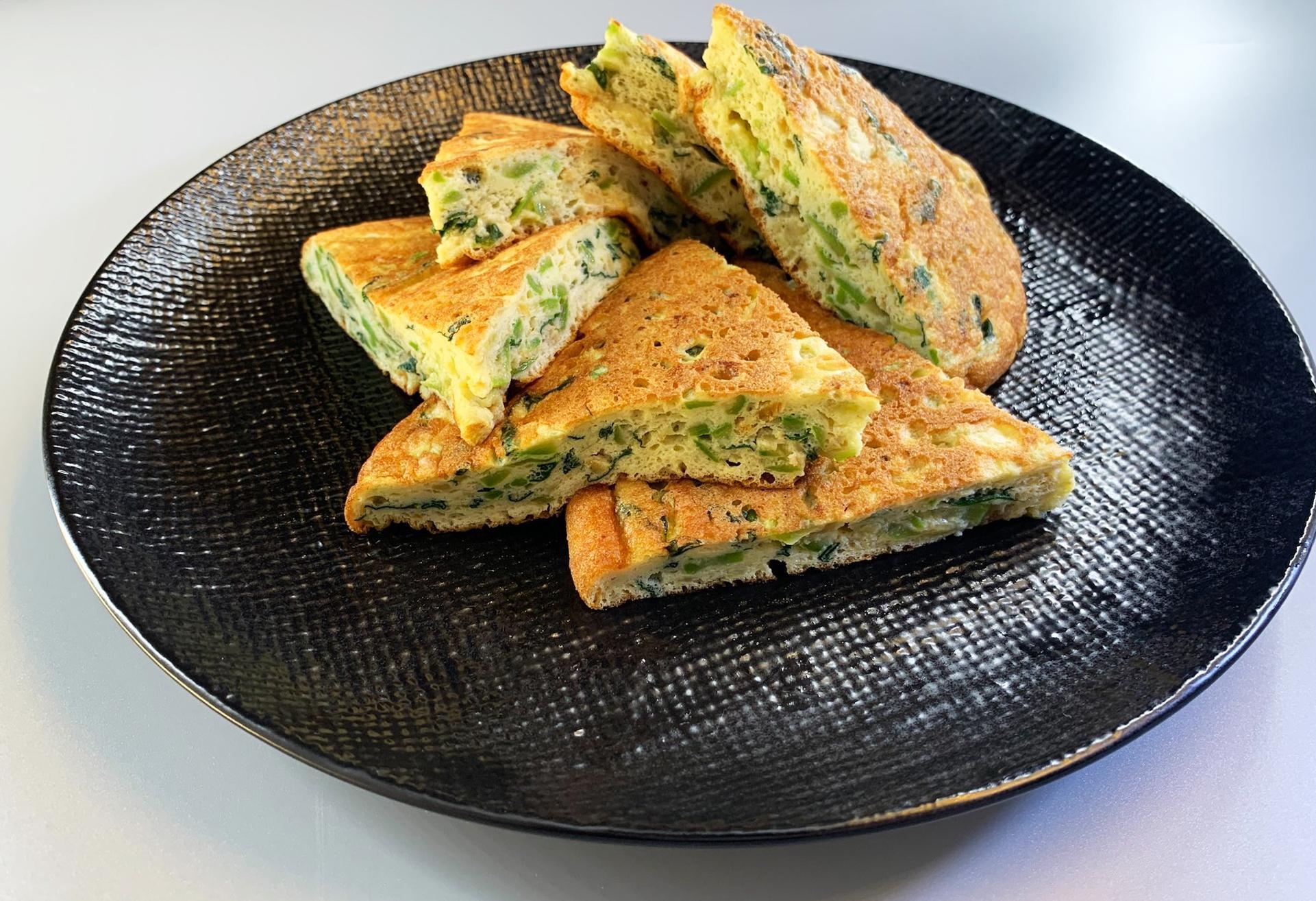 新菜「蛋煎絲瓜」。（吳健豪提供）