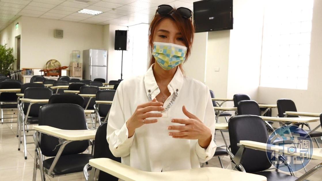 張懷媗想起大甲媽接轎風波,讓她飽受網路霸凌之苦。