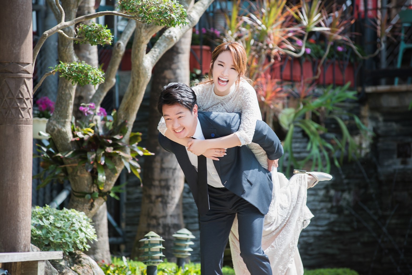 張齡予唯美婚紗。（張齡予提供）