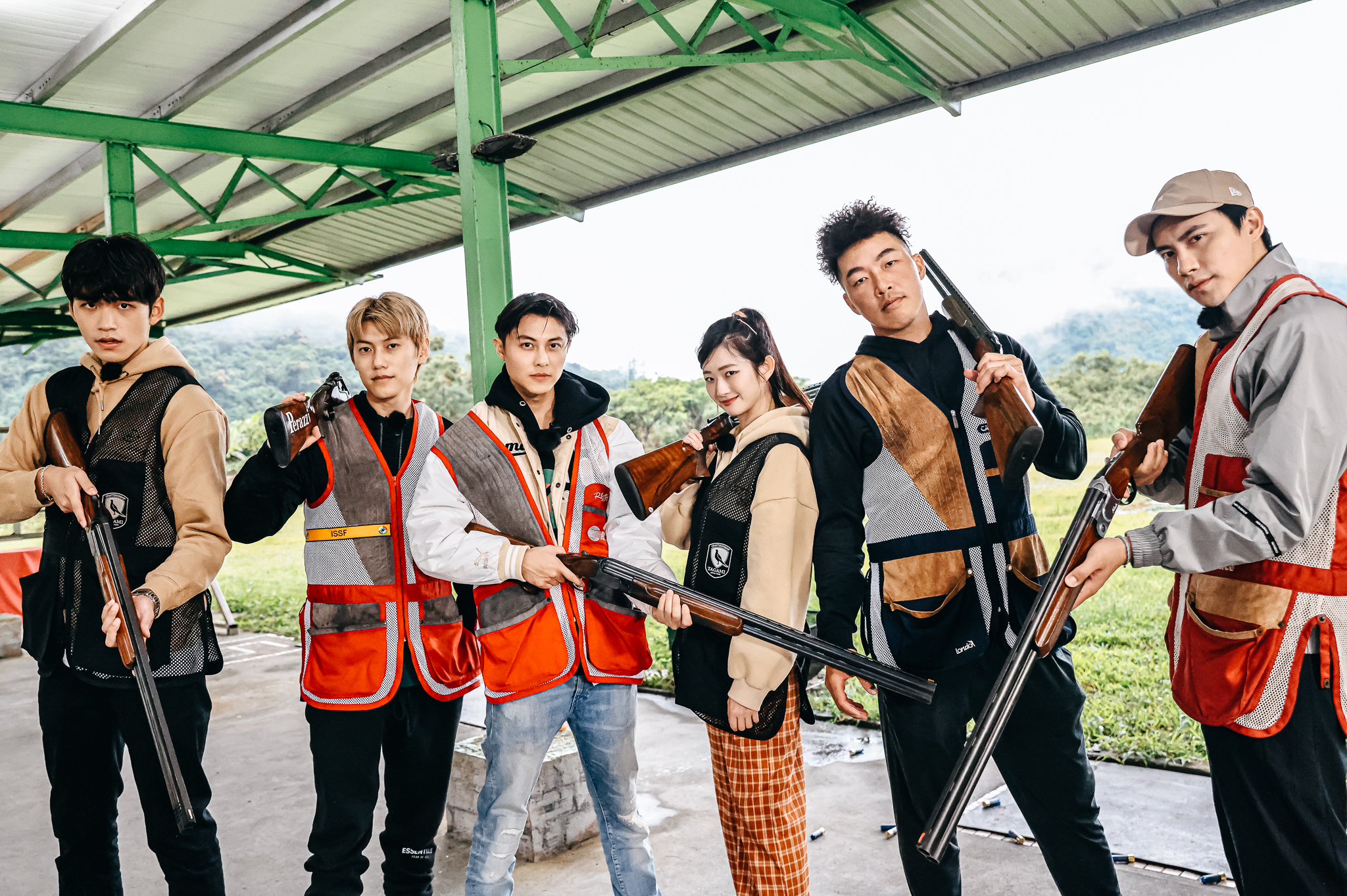 《全明星觀察中2》挑戰飛靶比賽任務。(好看娛樂提供)