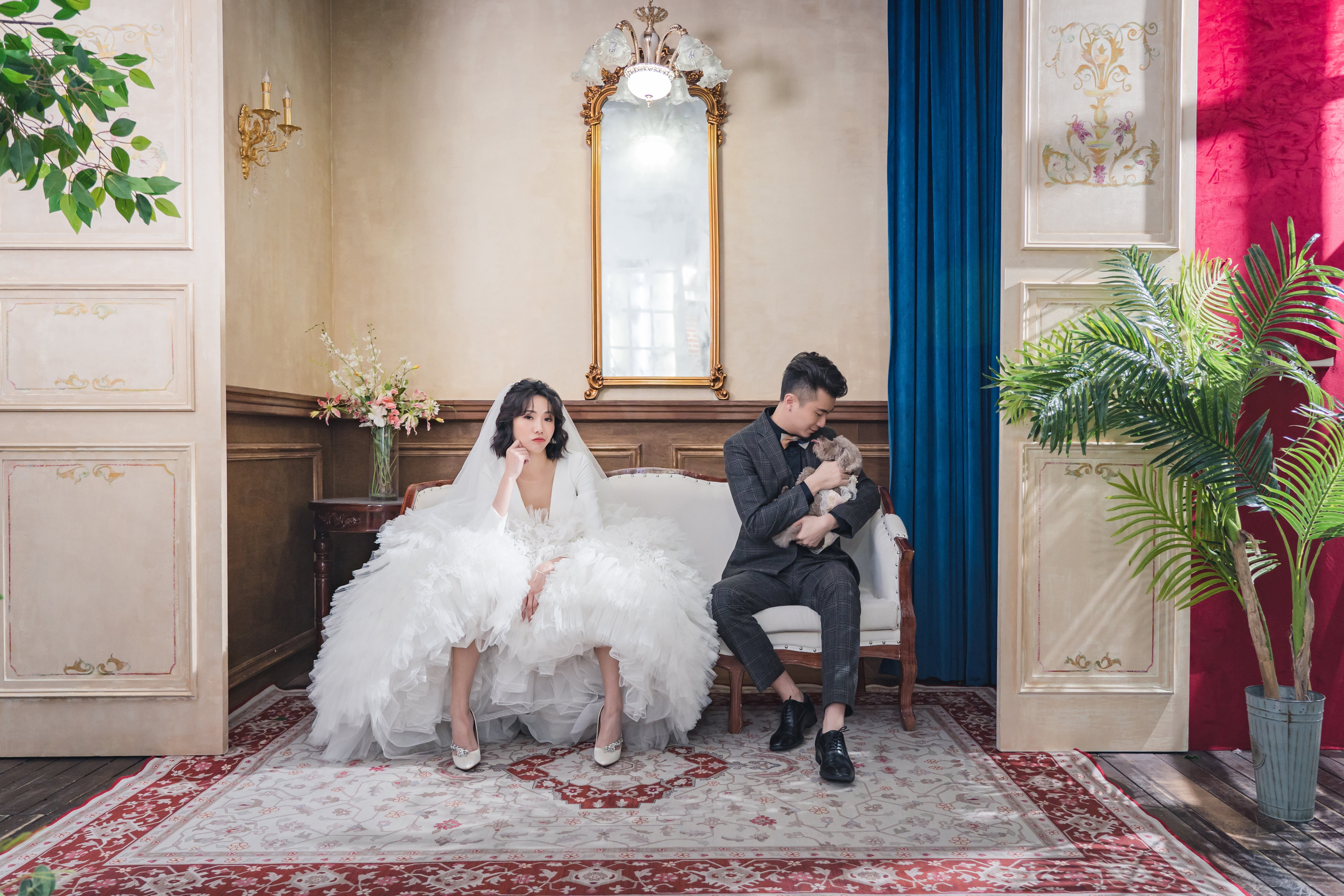 大牙唯一要求要帶14歲犬女入鏡。（「韓國藝匠Artiz Studio」提供）