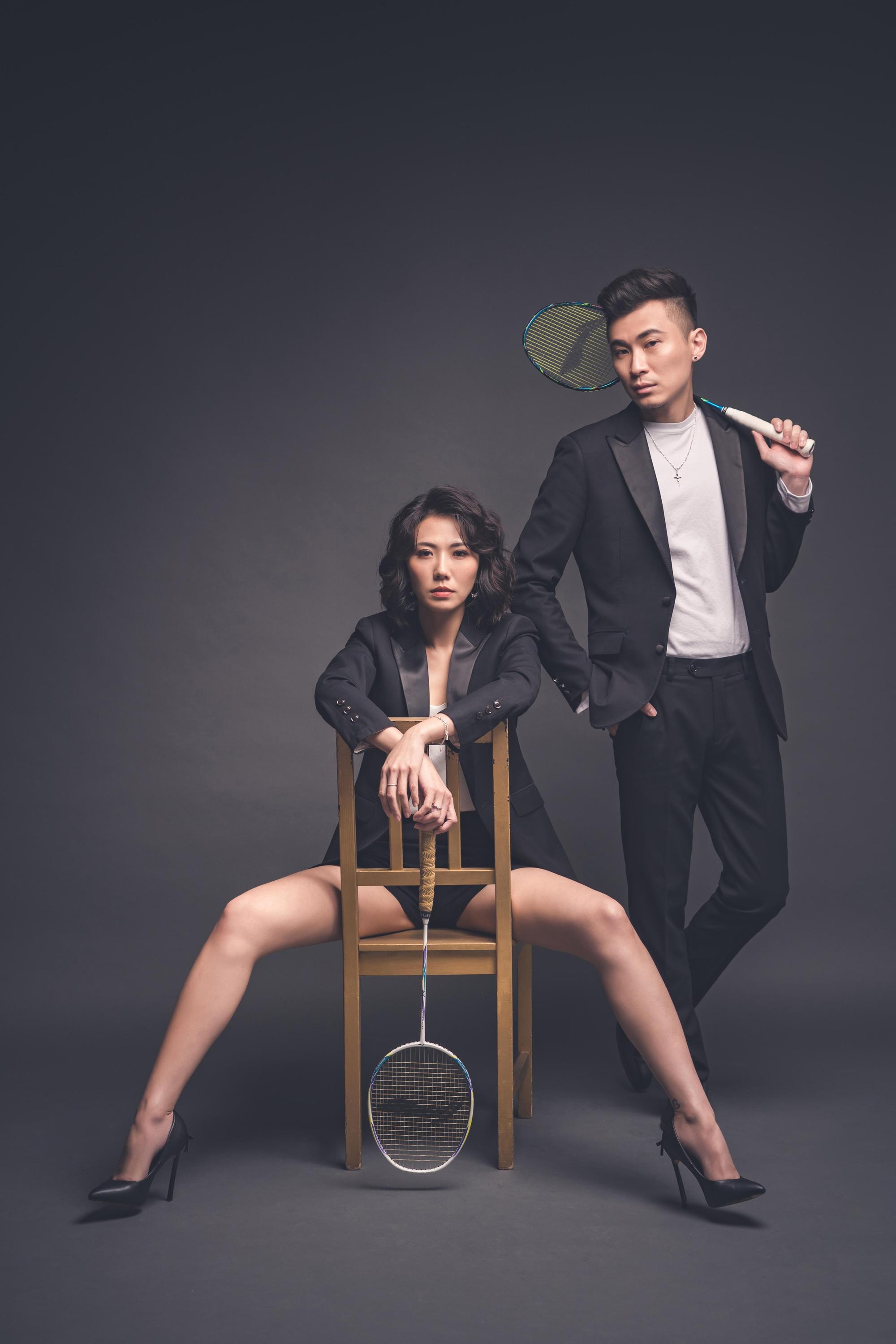 大牙和老公阿廖的婚紗展現隨性風格。（「韓國藝匠Artiz Studio」提供）