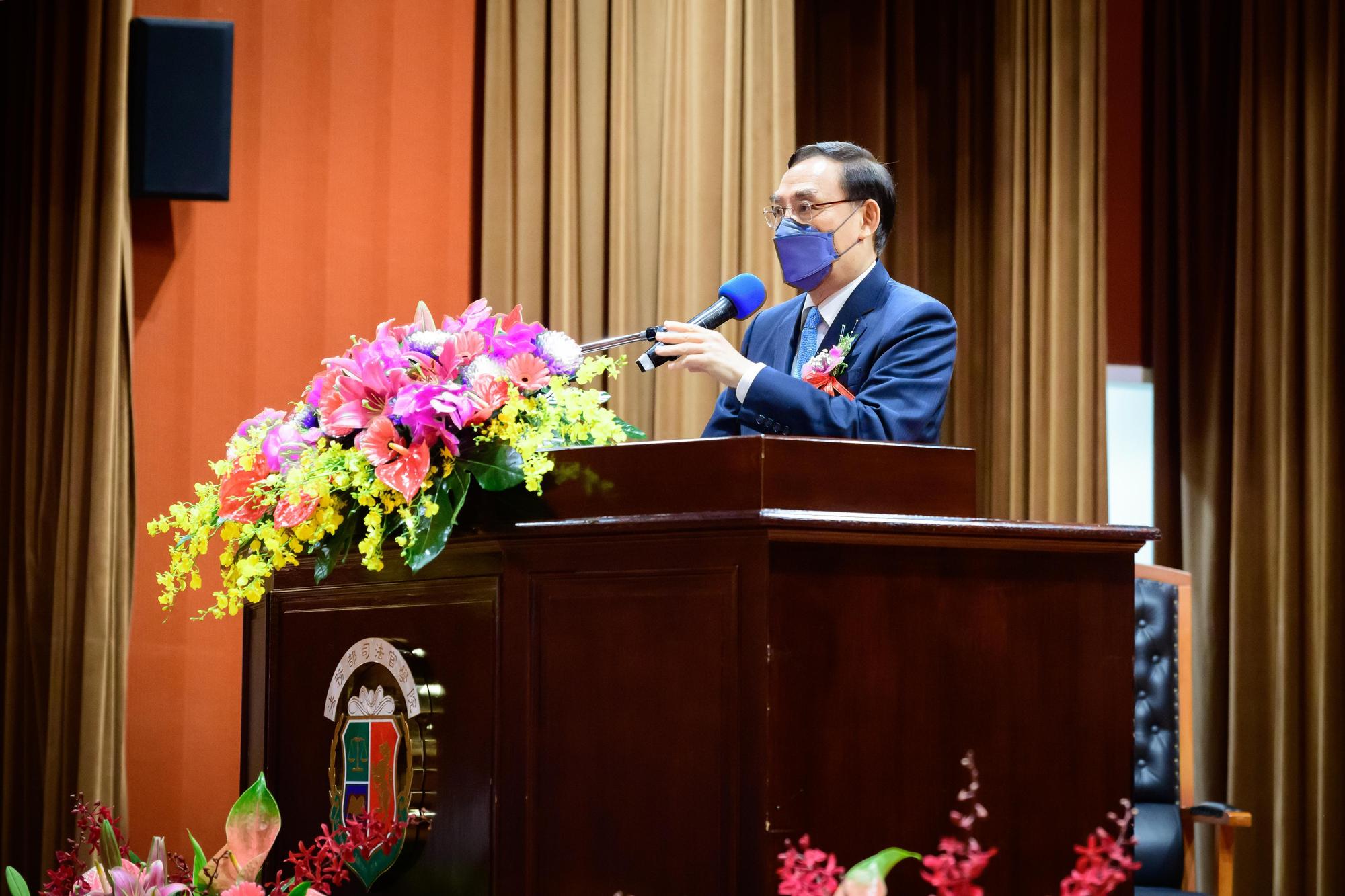 蔡清祥提出7大政策,要求新任檢察長務必落實執行。(法務部提供)