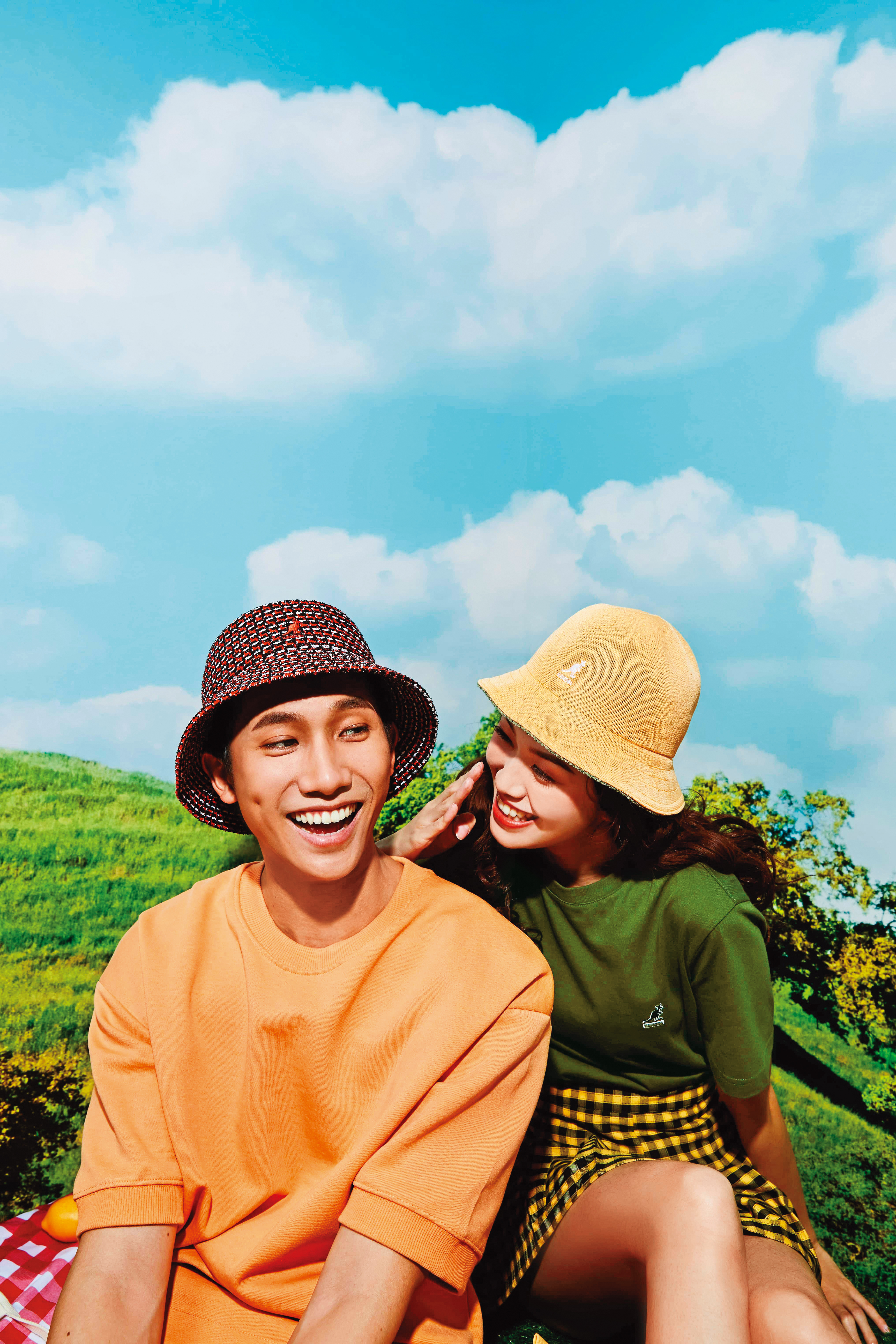 櫻桃紅WASHED BUCKET NT$2,080（KANGOL提供）