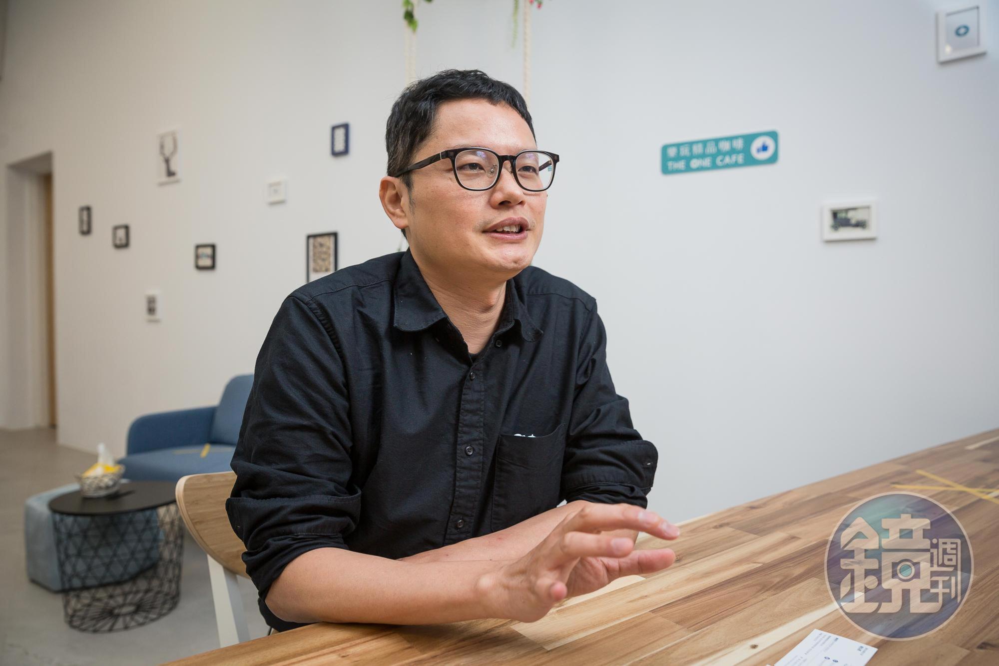 即思創意成立才兩年多，就已拿下多家客戶訂單，並且取得3項美國專利，厚實的碳化矽硬實力不容小覷。（圖為即思創意創辦人顏誠廷）