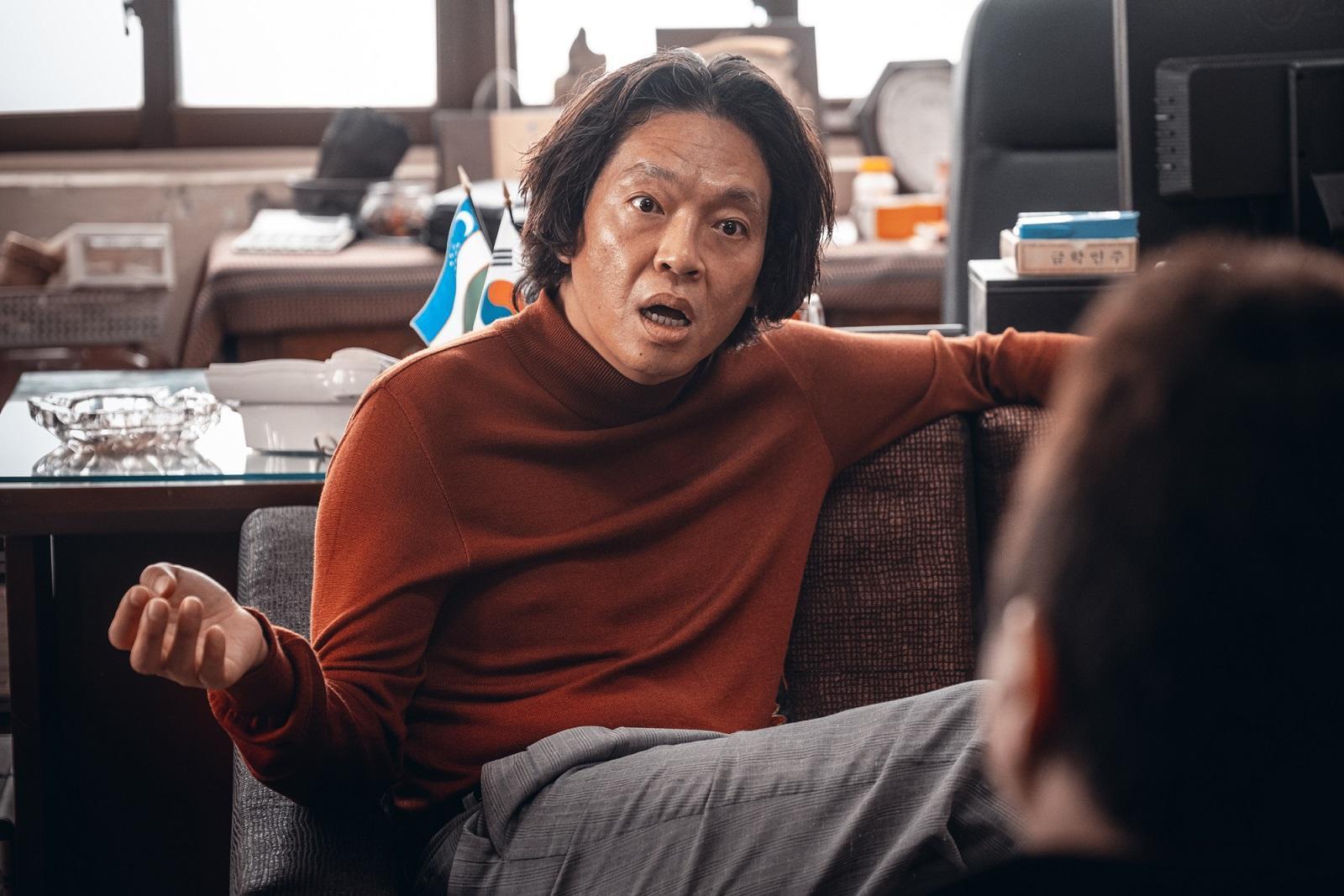 朴志煥續攤演出電影《犯罪都市2》，在續集中扮演重要關鍵。（車庫娛樂提供）