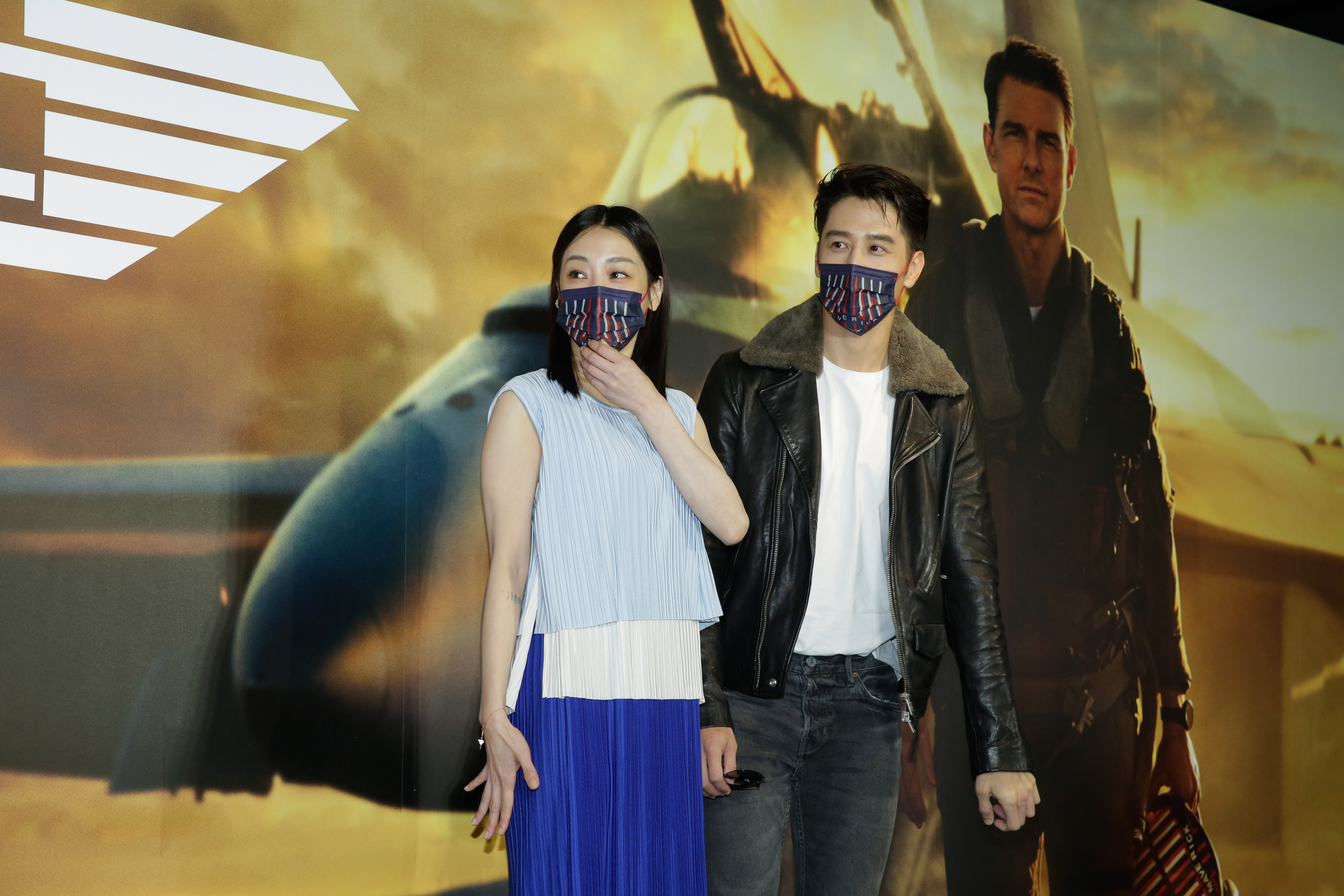 胡宇威（右）與謝欣穎（左）當年沒趕上《捍衛戰士》首映的熱潮，都深深感受到電影歷年來的影響力。