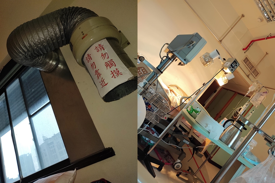 一名網友日前因腹水發炎住院，沒想到室友過世後醫院過了3小時才來將遺體運走。（翻攝自爆怨公社）