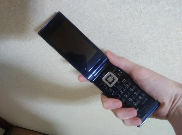 該男子其實只是手持掀蓋手機，並不是刀子。（翻攝自Sora News 24）