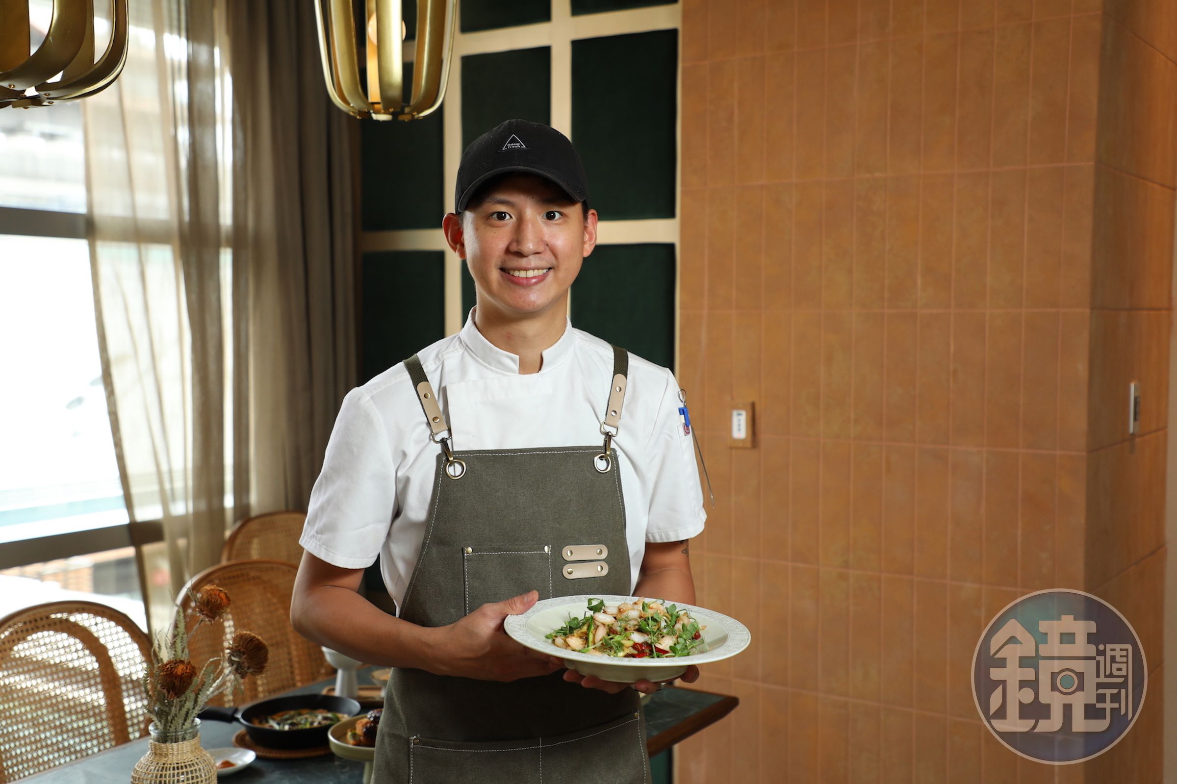 gubami Social駐店主廚施捷夫（Jeff）年紀輕輕，已有相當多的國際知名餐廳工作經驗。
