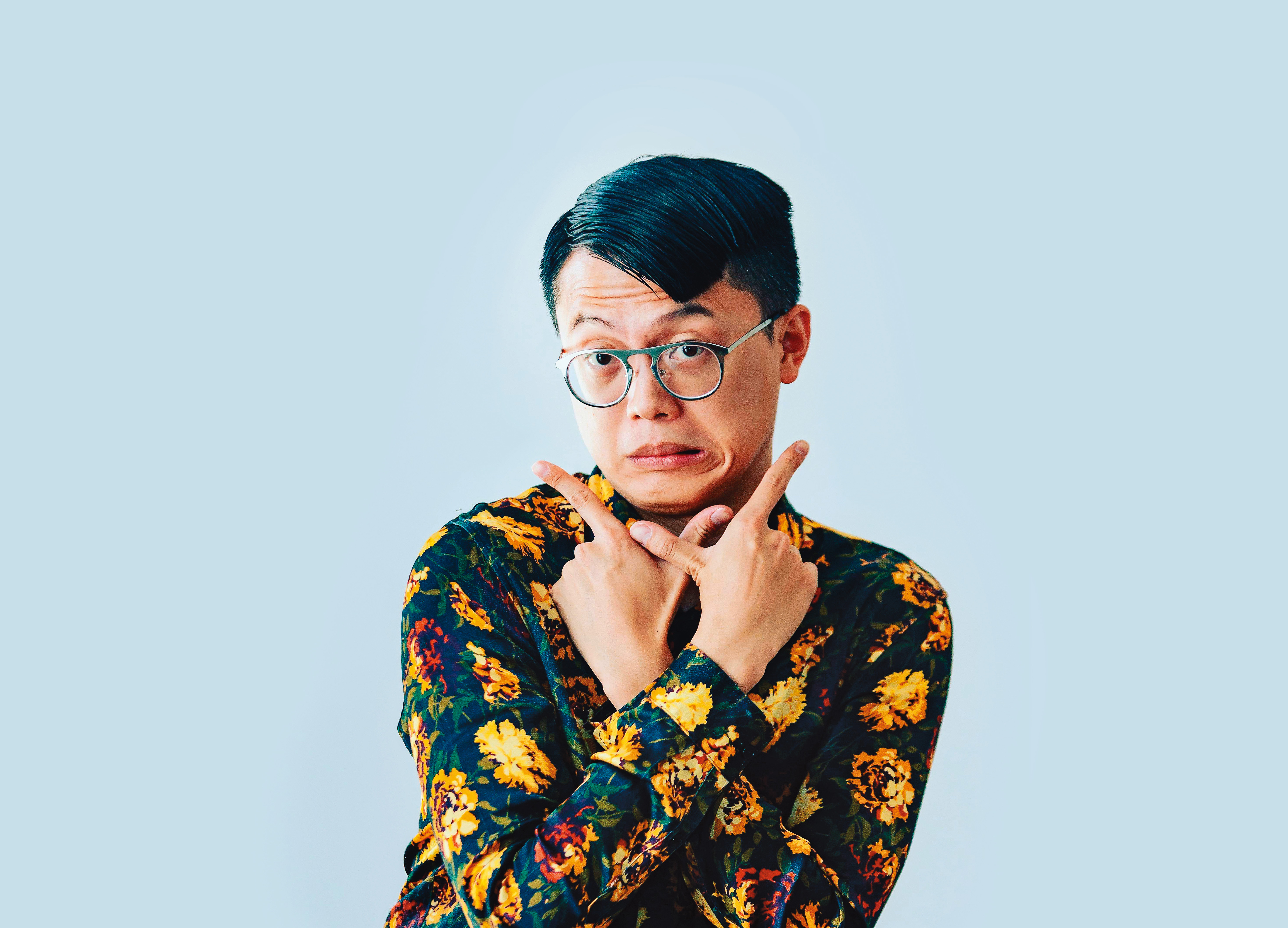 王嘉耀長居加州，如今懂得用喜劇角度笑看人生。（王嘉耀提供）