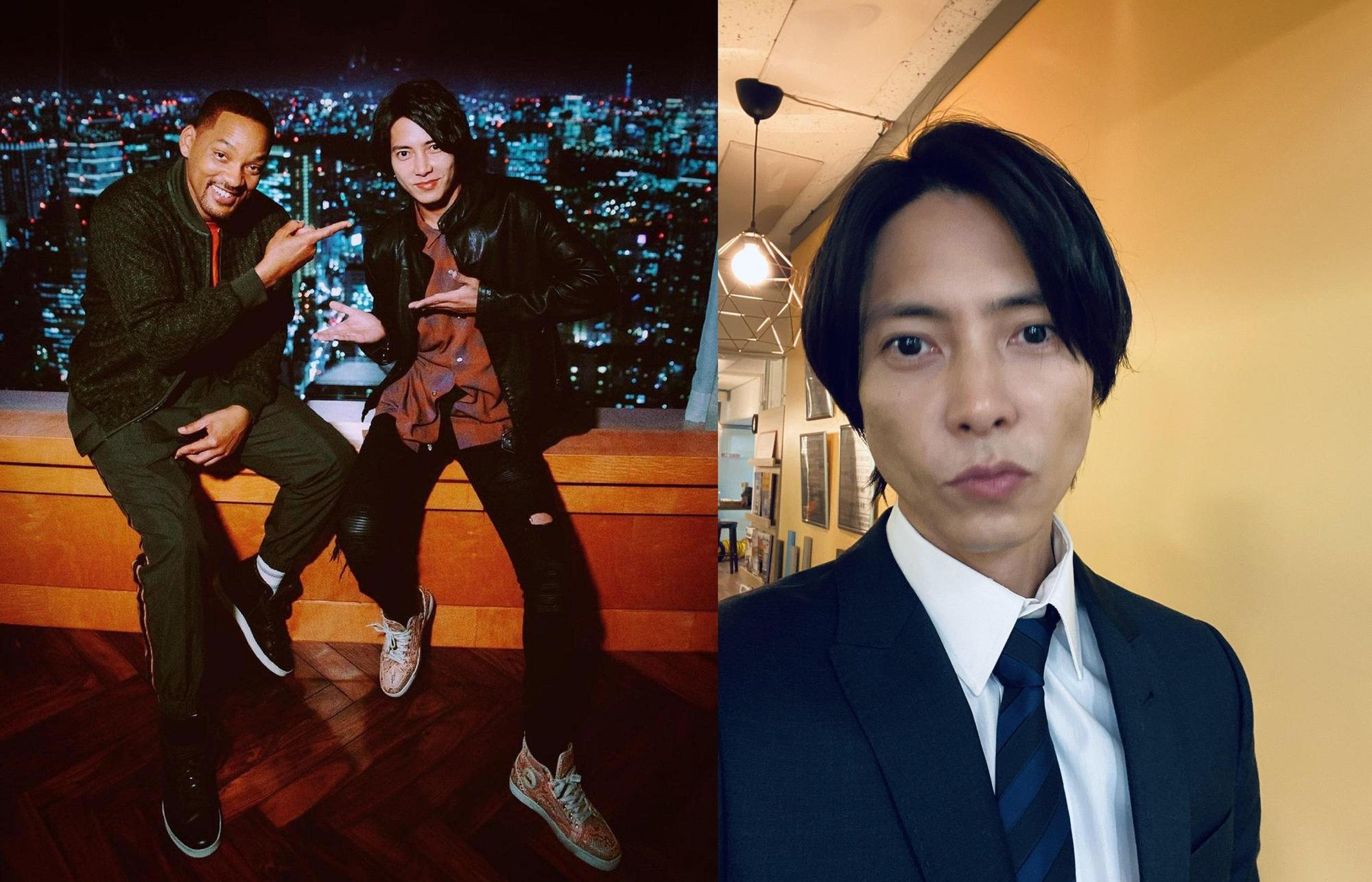 山下智久(左圖右)與威爾史密斯(左圖左)私交甚篤,威爾史密斯更是山下智久進軍海外市場的重要後盾。(翻攝自山下智久Instagram)
