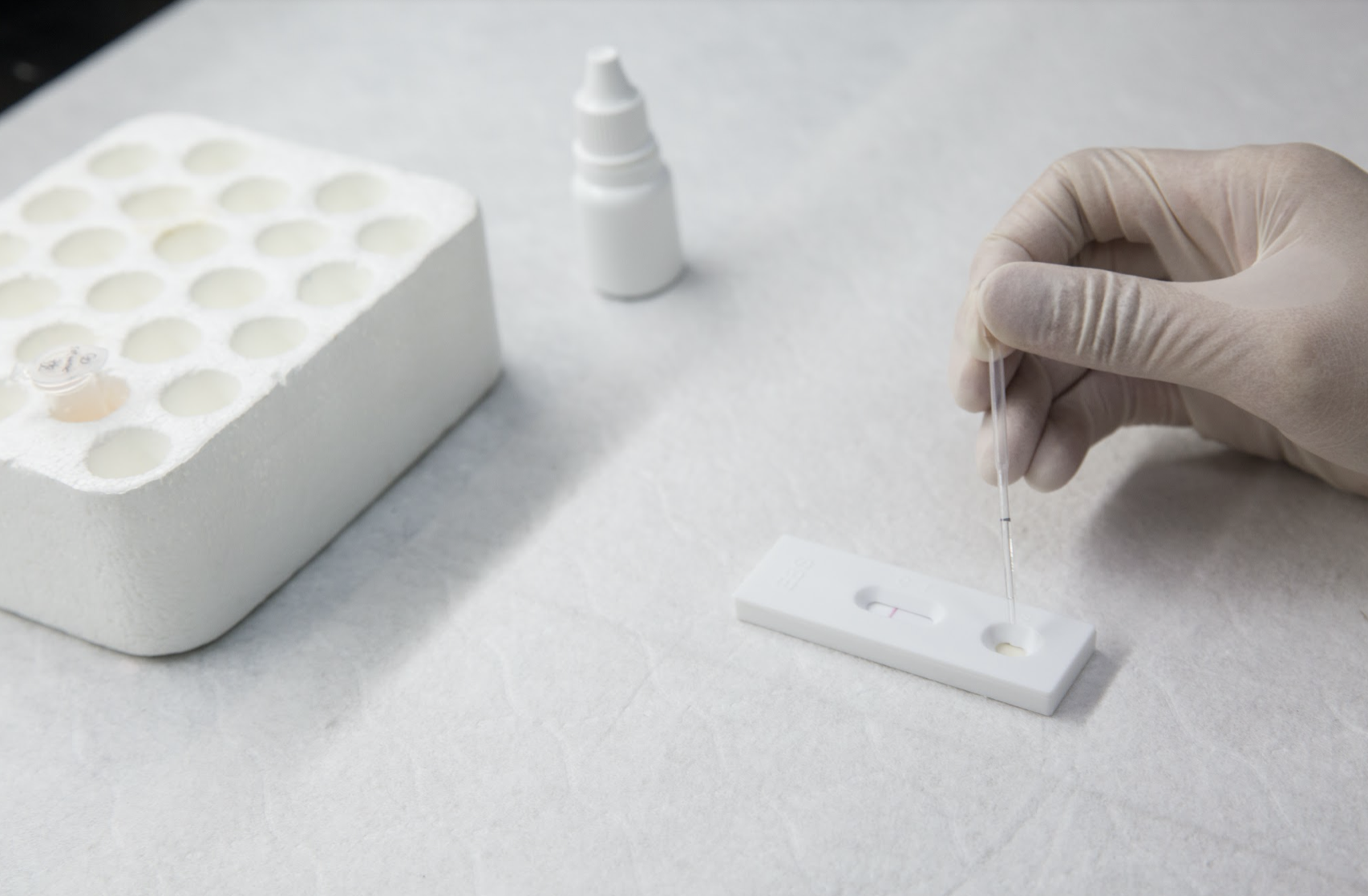 中央疫情流行指揮中心宣布「快篩陽視同確診」措施明（26）日上路，新北市規劃4措施盼確診者能及時獲得治療。（資料照）