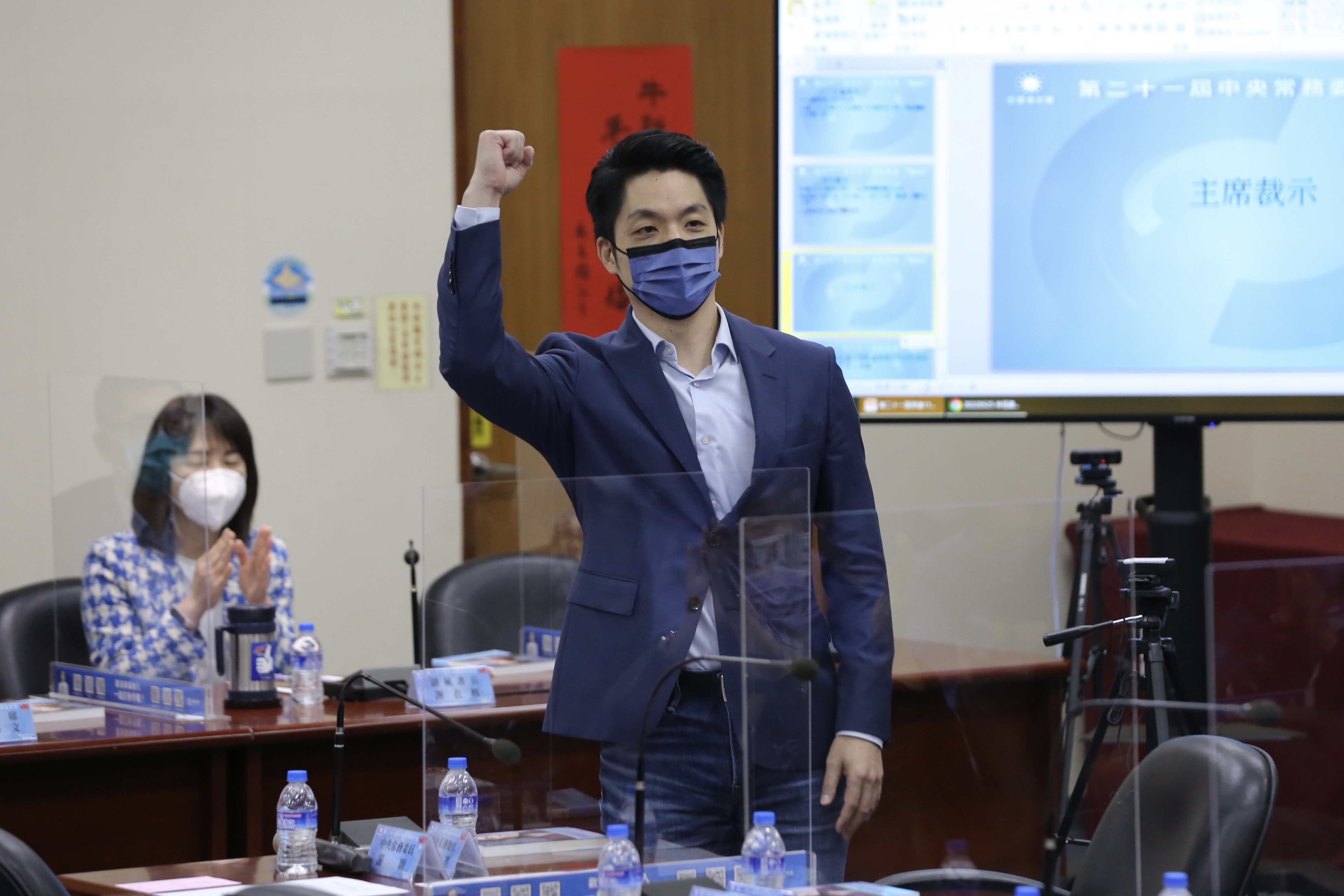 蔣萬安今被國民黨提名參選台北市長。