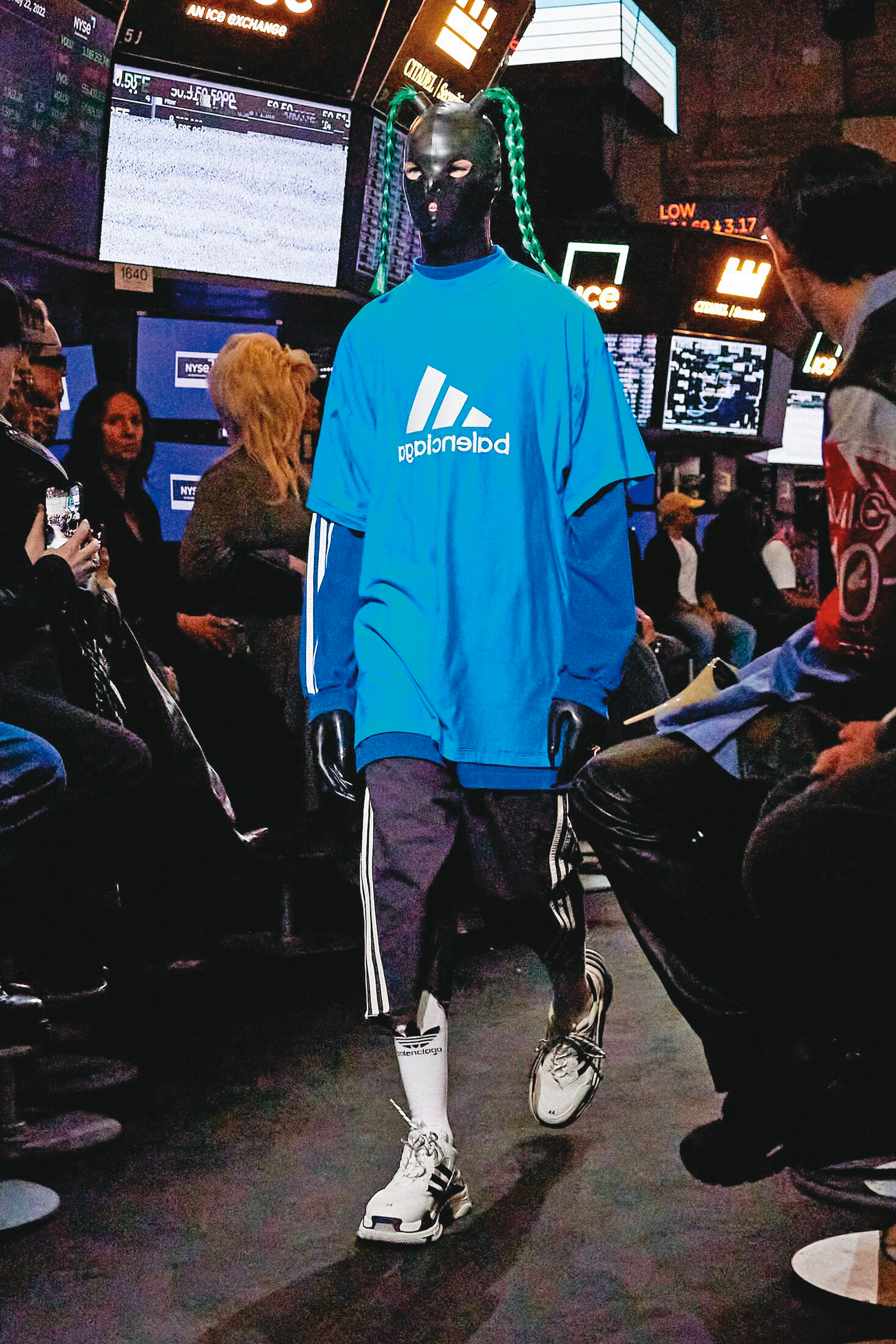 BALENCIAGA ╱adidas 2023春季聯名系列，在官網已經可以買到。Triple S鞋款 NT$34,500（BALENCIAGA提供）