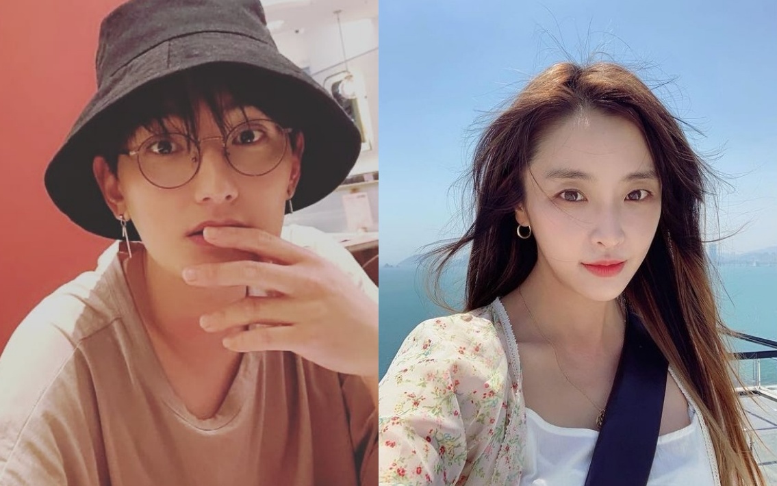 安七炫與鄭柔美傳將在今年秋天舉行婚禮。（翻攝安七炫、鄭柔美IG）