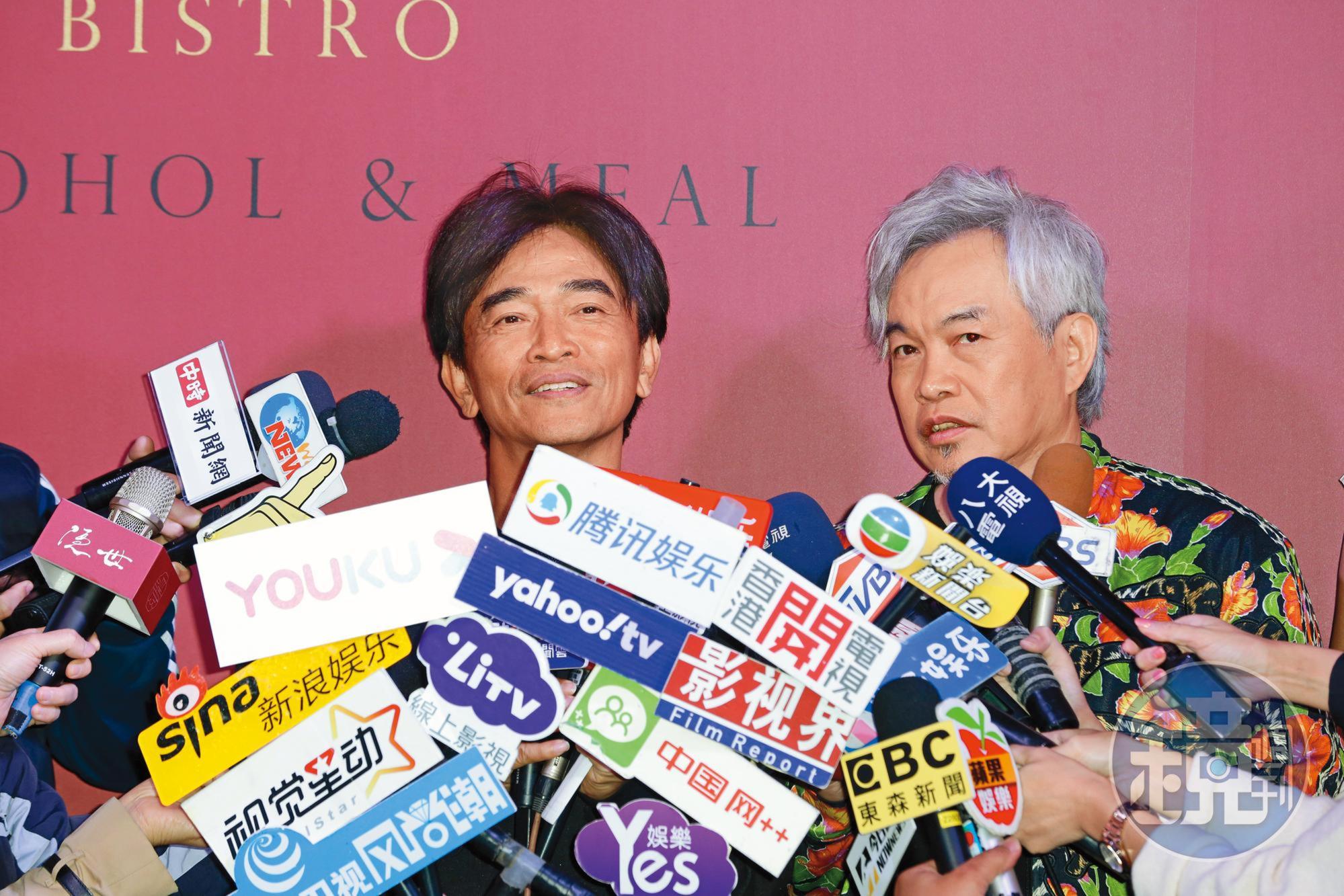 康康(右)當年與吳宗憲一起主持《Jacky Show》,領到酬勞就拿去買了人生第一間房。