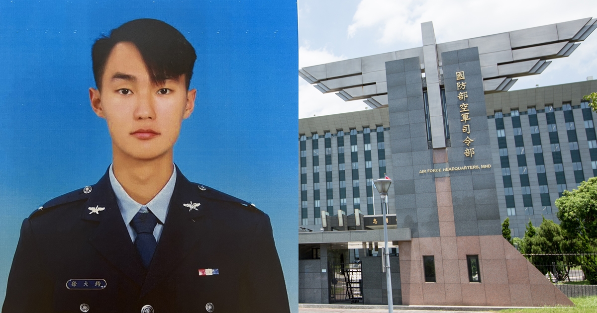 年僅23歲的少尉徐大鈞今日駕駛AT-3教練機進行飛行訓練時殉職。（國防部提供、本刊資料照）