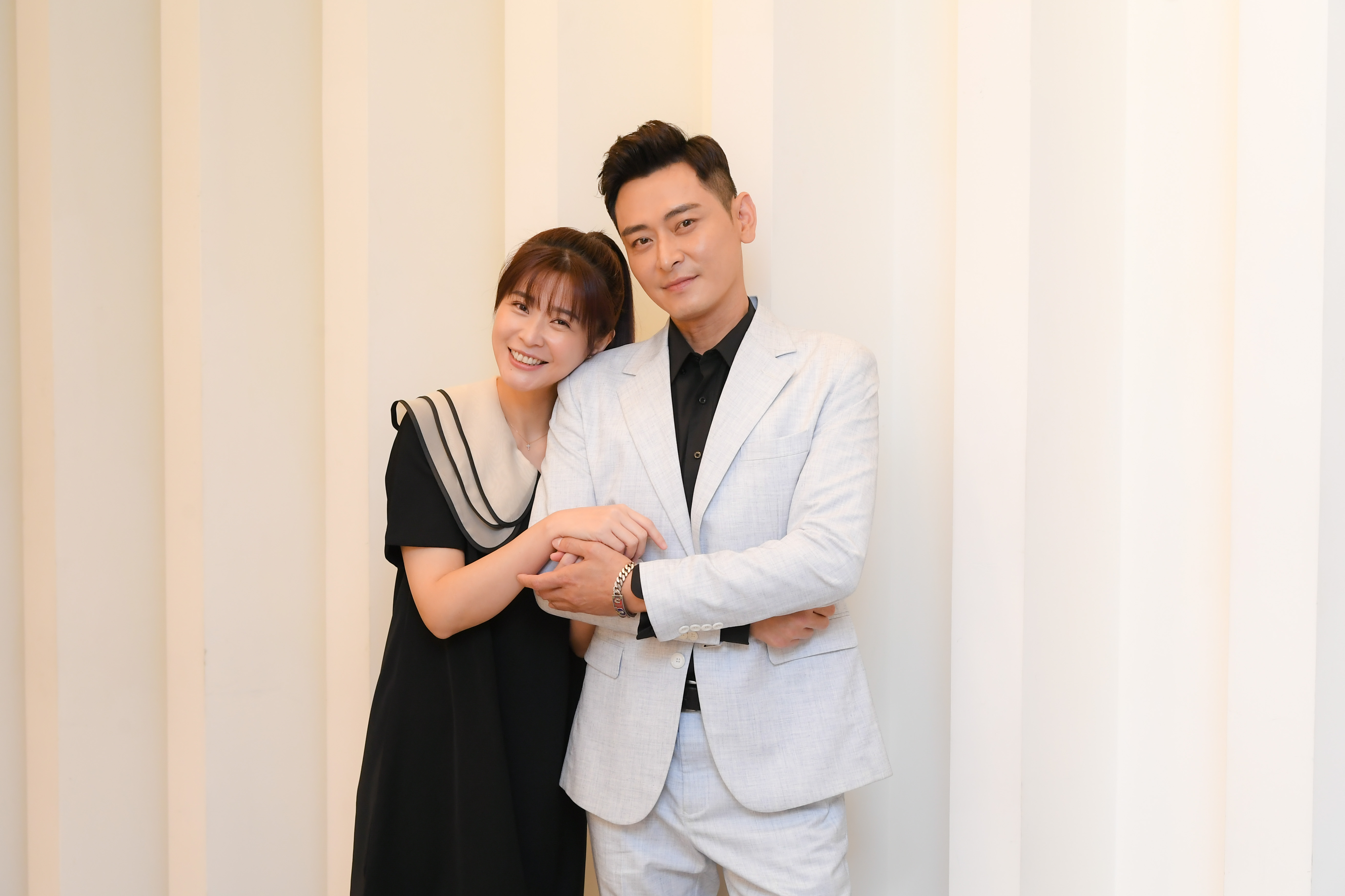 李燕和陳冠霖染疫後首歸隊。（三立提供）