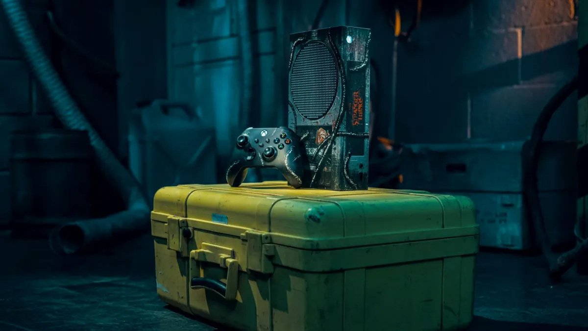 Xbox宣布推出《怪奇物語》的限定訂製版Xbox Series S主機，並設計保存箱存放主機，只送不賣。（翻攝自Xbox Wire）