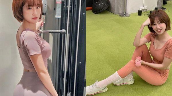 PTT表特版上一名健美正妹掀起關注。（翻攝自Bonbon Wang臉書）
