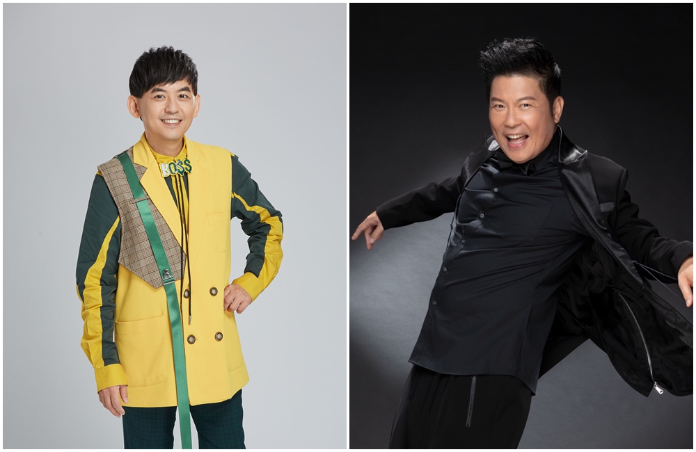 黃子佼連續第7年獲頒最受信賴廣播節目主持人獎、曾國城獲得最受信賴娛樂節目主持人獎。（讀者文摘提供）