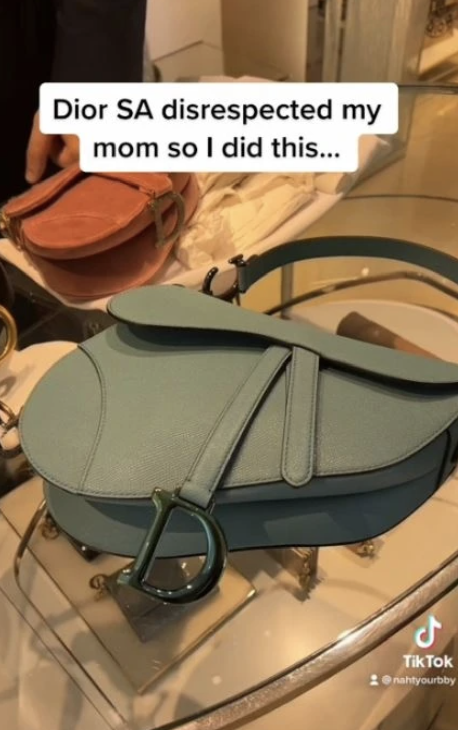母女倆買了許多DIOR包包。(翻攝nahtyourbby抖音)