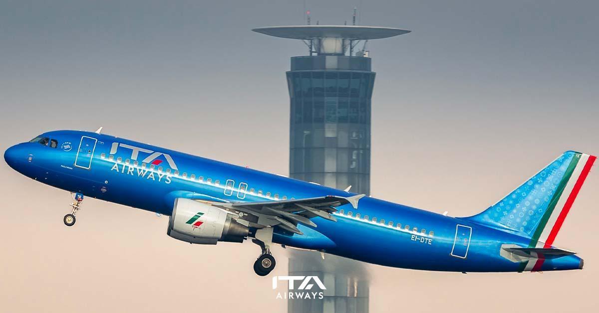 義大利航空一架班機日前與塔台失聯10分鐘，當局還以為發生劫機事件，沒想到只是2名機師同時睡死。（翻攝自ITA Airways臉書）