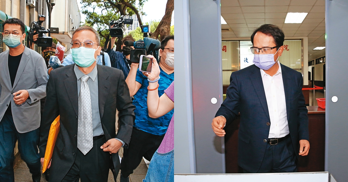 前總統府辦公室主任馬永成（左）因國務機要費案遭司法困住十餘年，在國務機要費除罪化後，將可恢復自由身。林德訓（右）在擔任前總統陳水扁幕僚時，經手國務機要費核銷，未貪任何一毛錢，卻也因此案跑法院十多年。