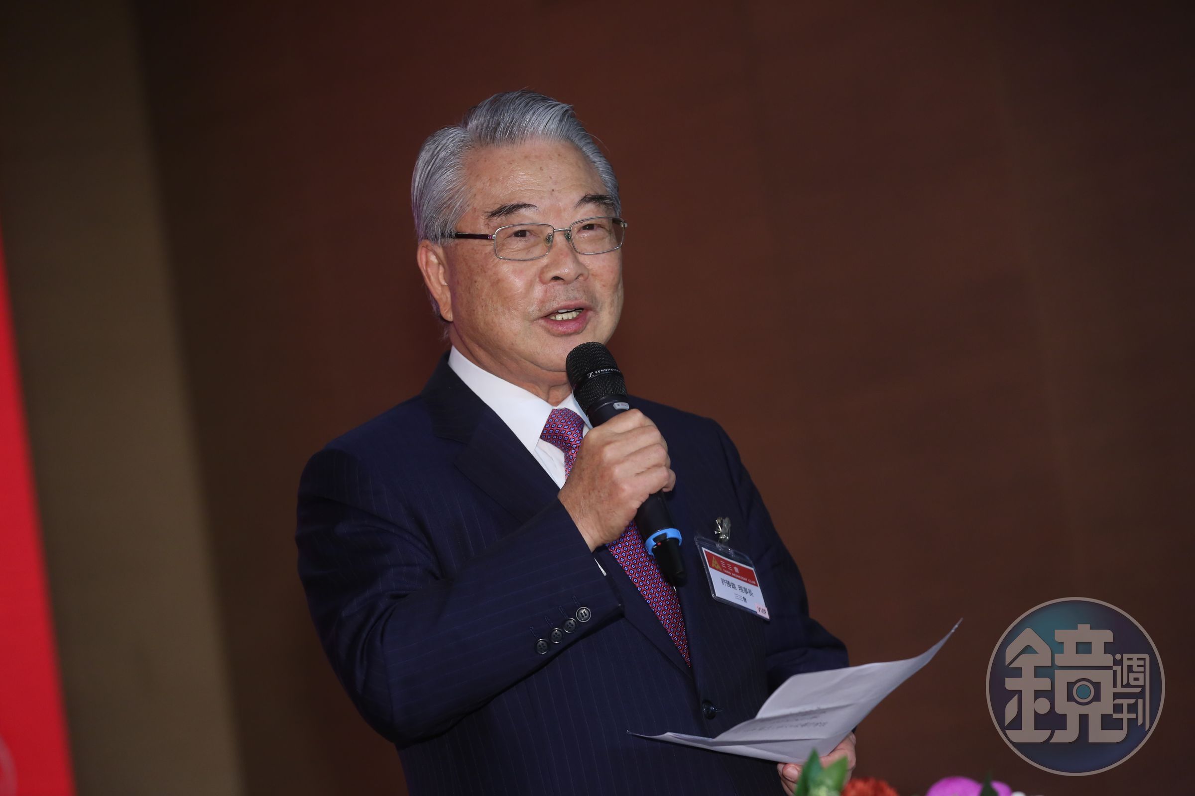 金寶董事長許勝雄（圖）與前總經理沈軾榮發布共同聲明，表示已經消化彼此誤解。（本刊資料照）