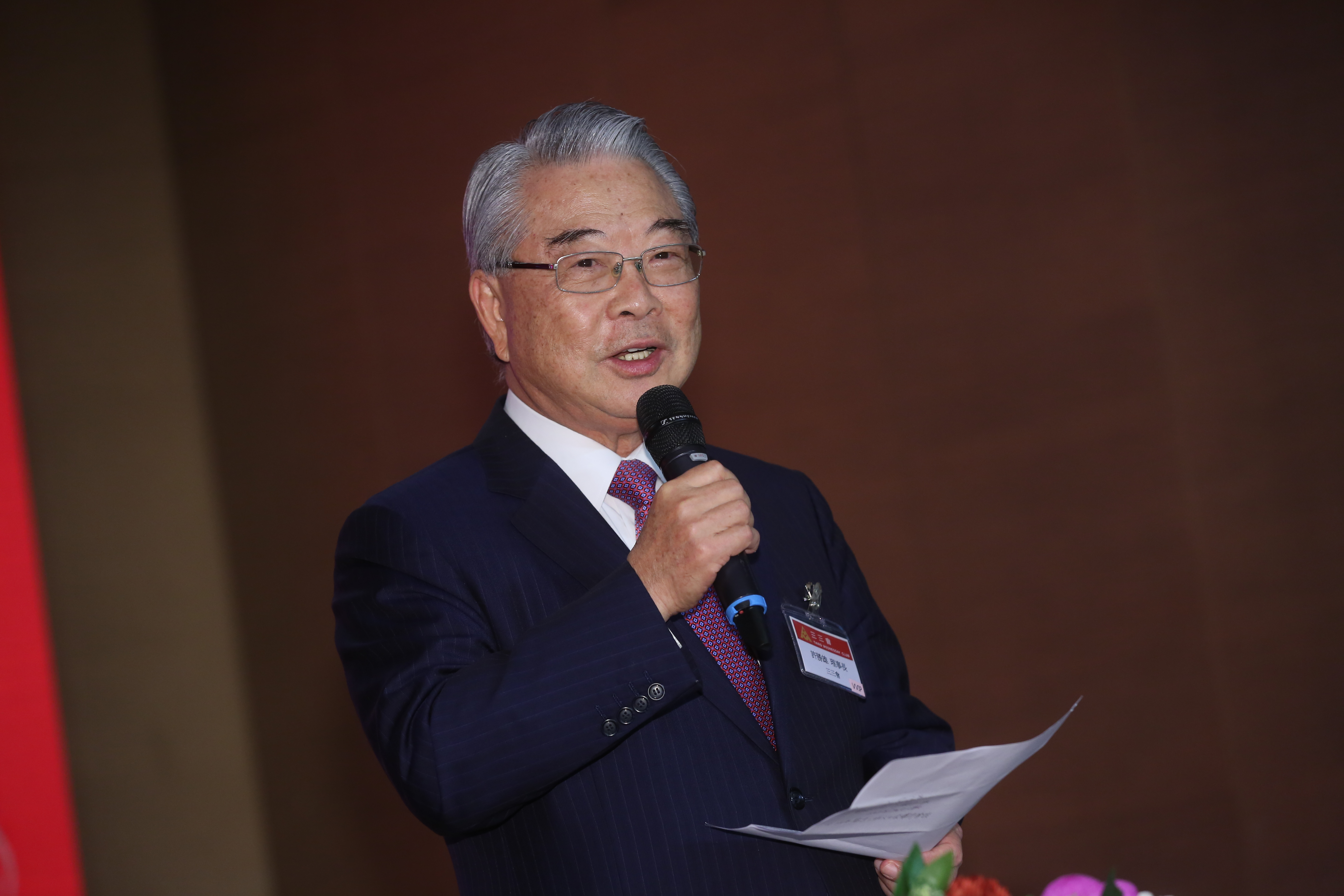 金寶董事長許勝雄（圖）與前總經理沈軾榮發布共同聲明，表示已經消化彼此誤解。（本刊資料照）