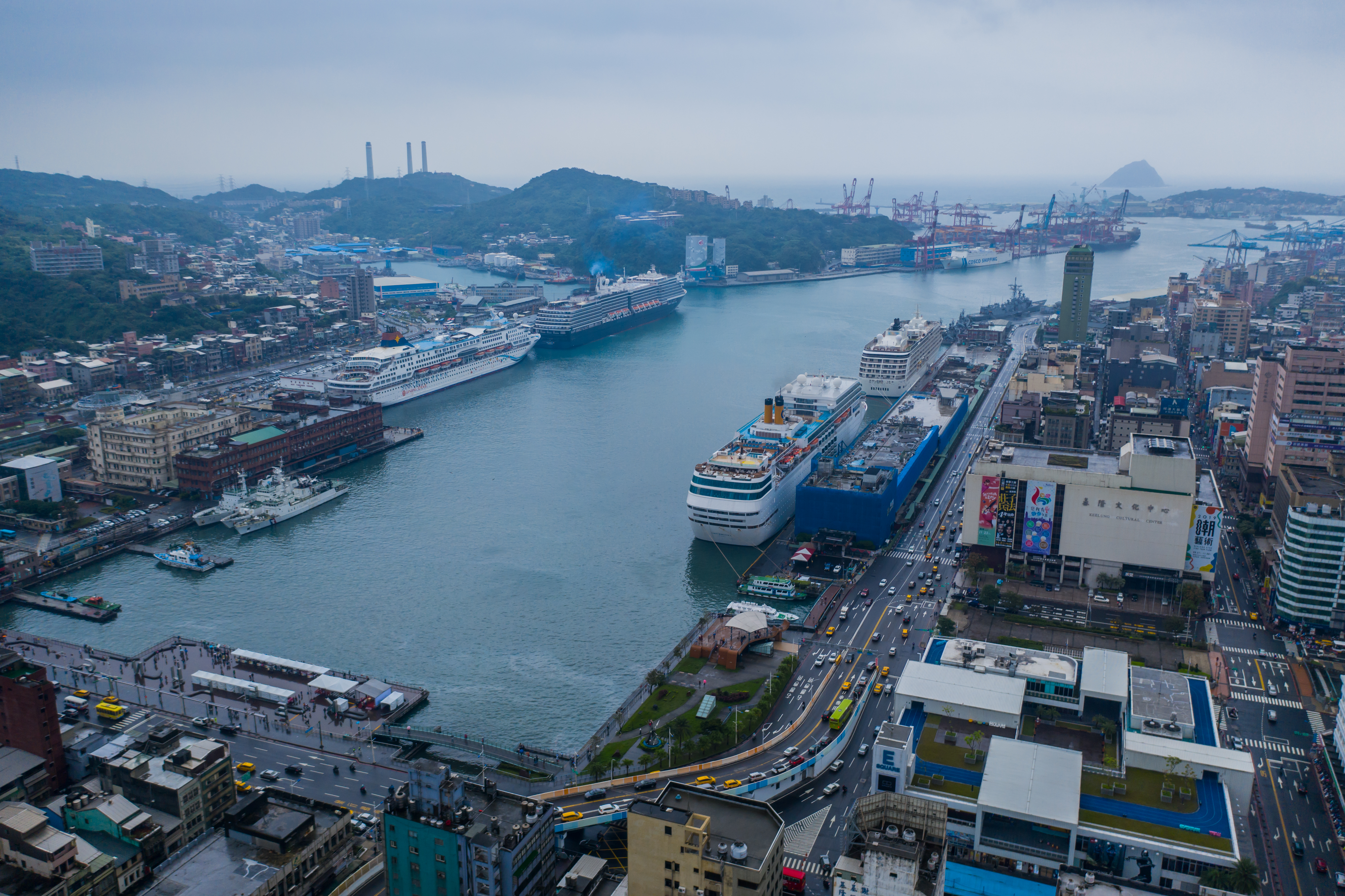 基隆港，從郵輪母港航向世界。
