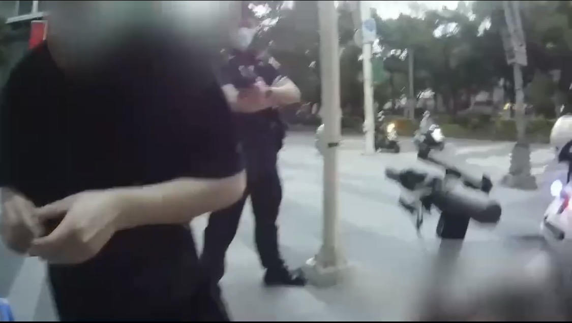 黃男酒測超標涉公共危險罪。（翻攝畫面）