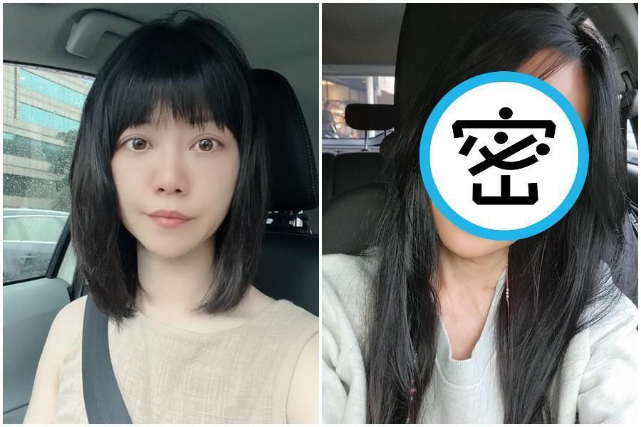高嘉瑜短髮新造型曝光，被網友認為撞臉60歲的女星狄鶯。（翻攝自高嘉瑜、狄鶯臉書）