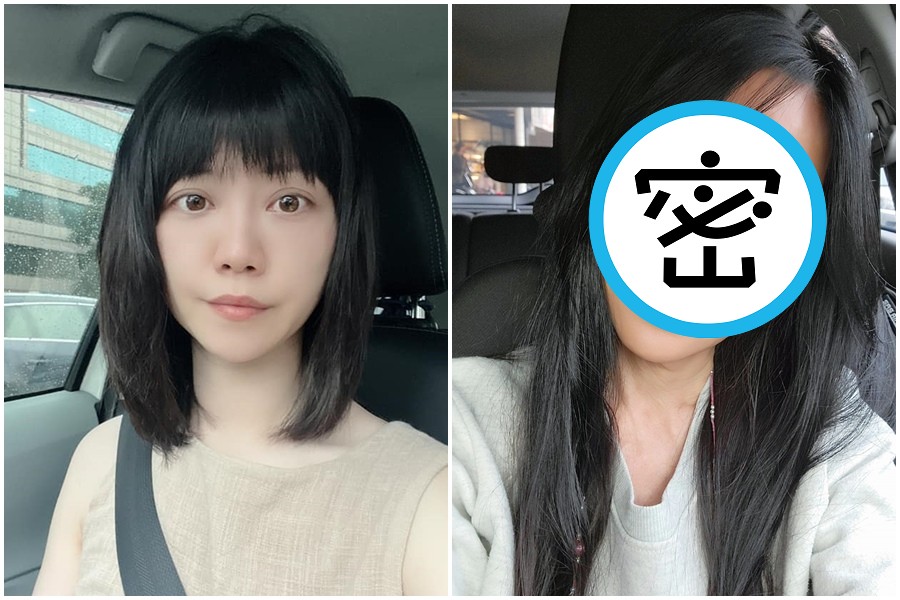 高嘉瑜短髮新造型曝光，被網友認為撞臉60歲的女星狄鶯。（翻攝自高嘉瑜、狄鶯臉書）