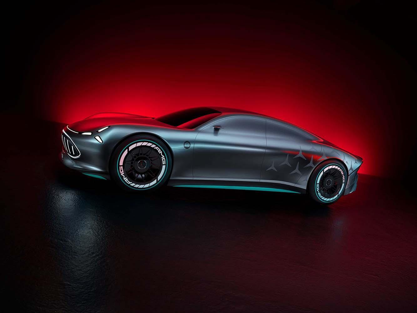 Vision AMG將是賓士未來純電跑車的概念原型。