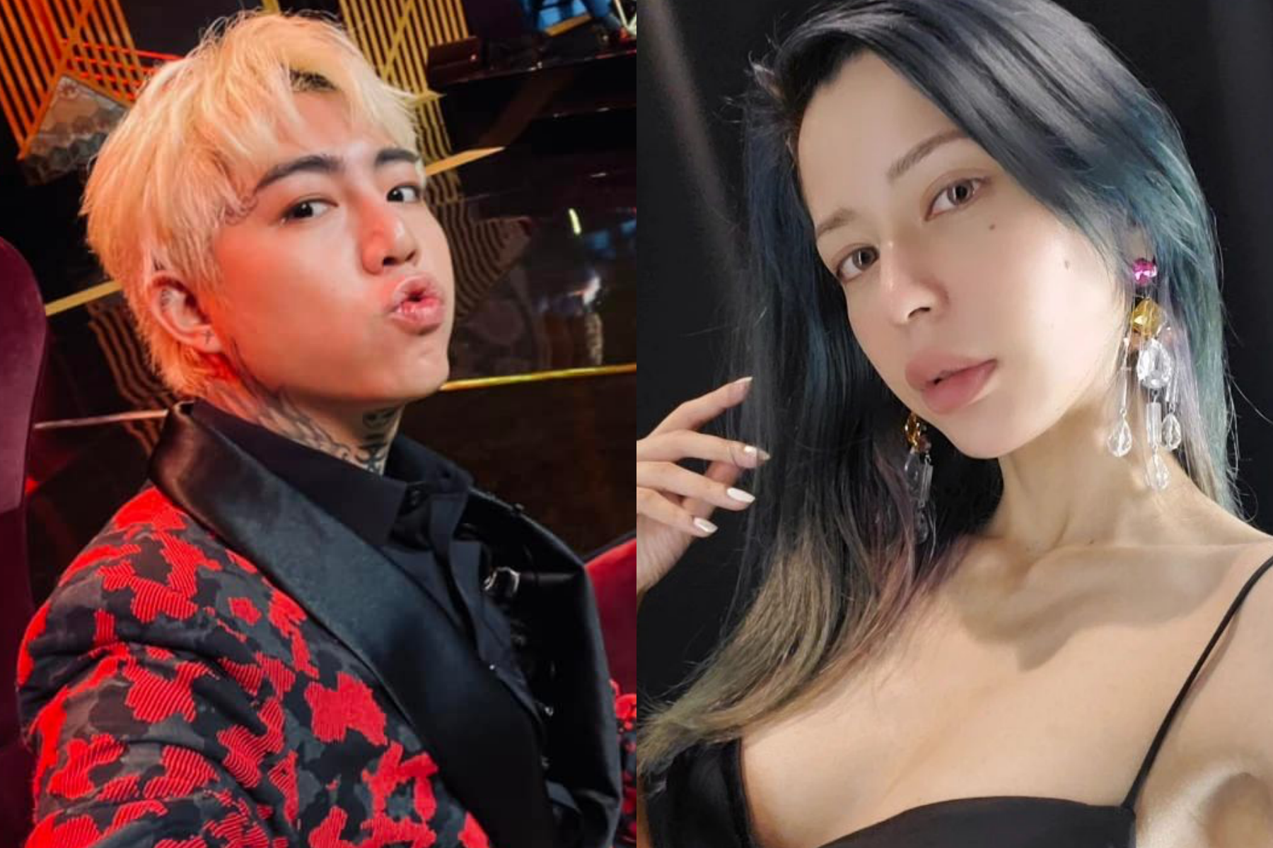 謝和弦(左)和Keanna(右)曾有過一段婚姻,不過最終不歡而散。(翻攝自謝和弦臉書、Keanna IG)