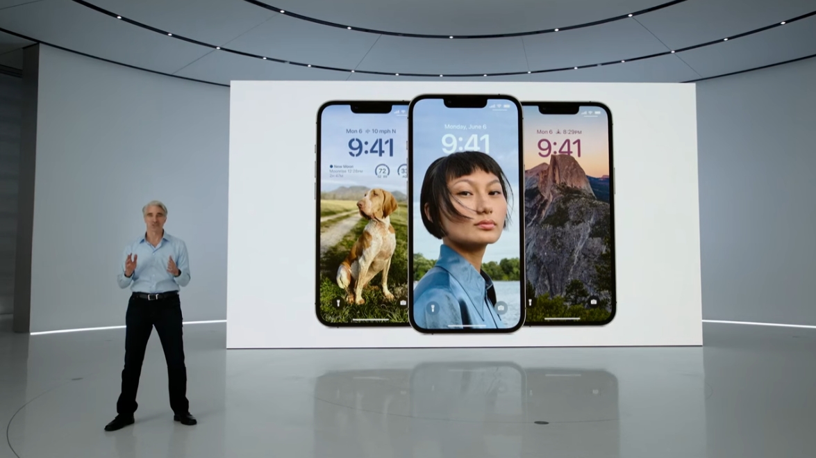 iOS 16將讓鎖定畫面更加個人化。（翻攝自Apple WWDC）