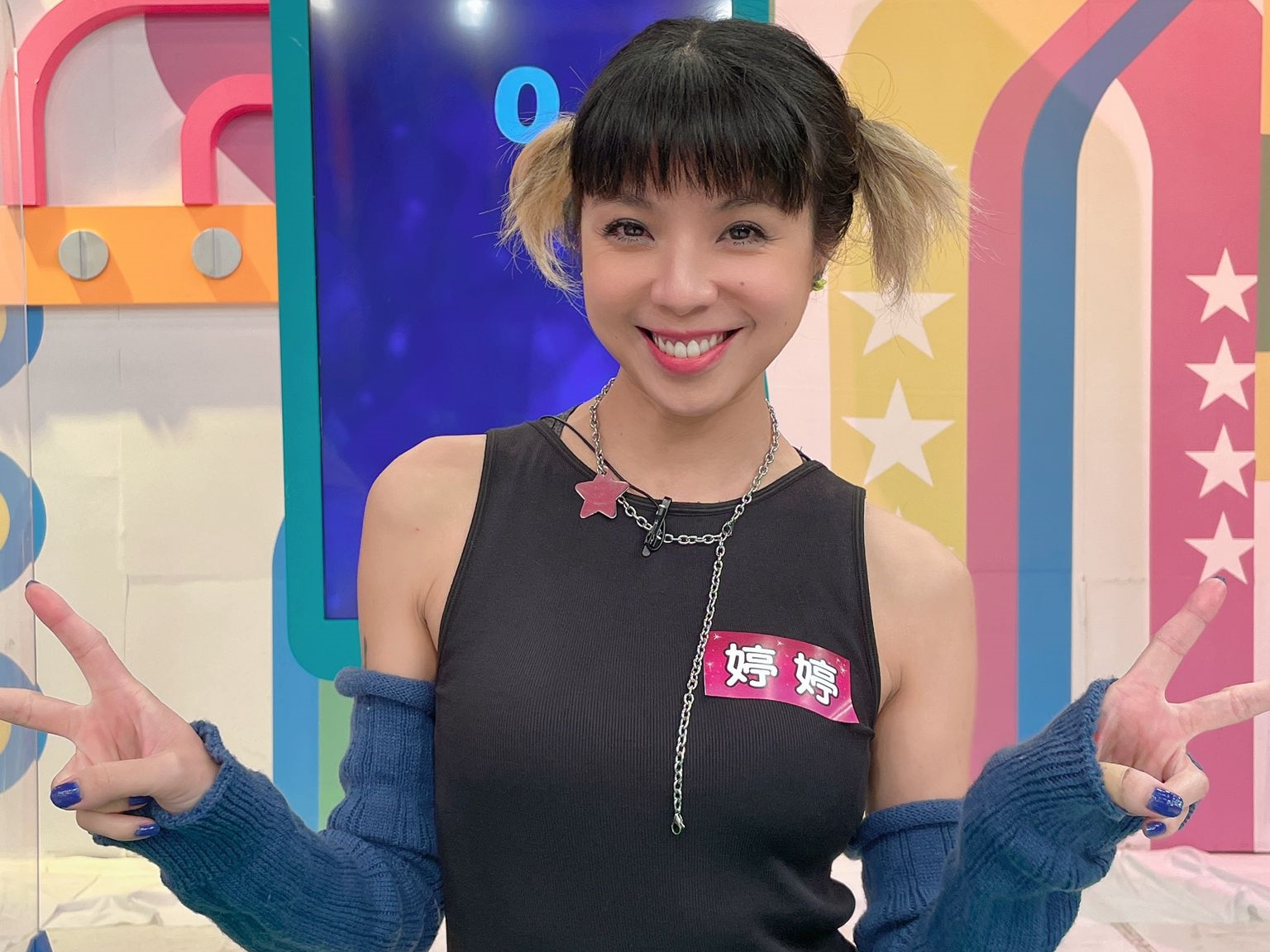 婷婷康復後首個通告節目是《歡樂智多星》。（婷婷提供）