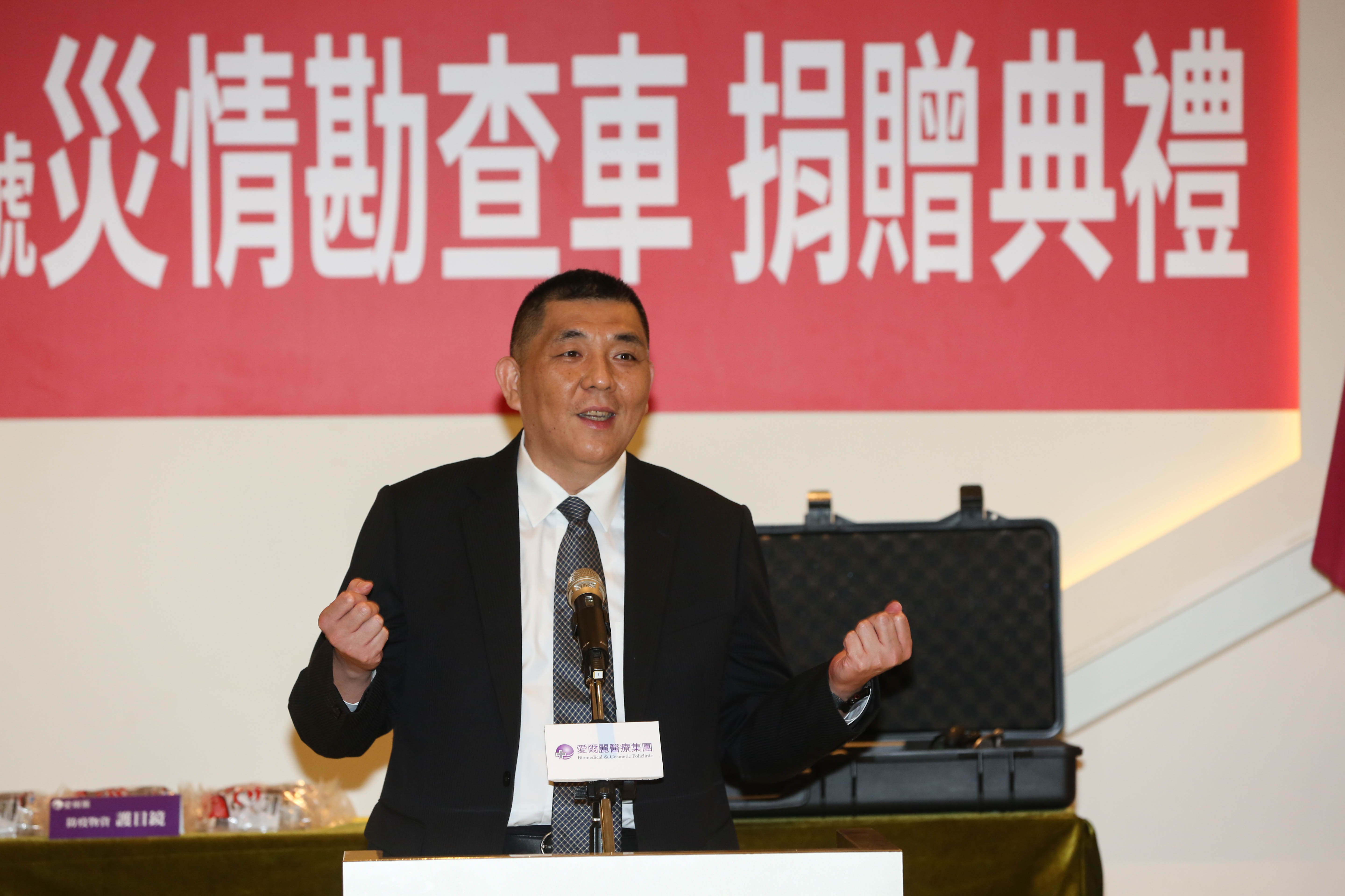 新北市消防局長黃德清（圖）曾以通聯錄音內牽涉個資為由，未在第一時間提供給恩恩爸，未料後來提供的竟是「模擬」演出。（本刊資料照）