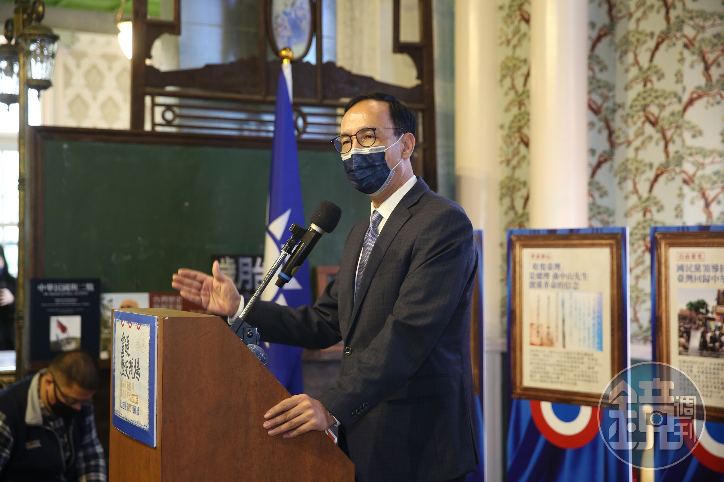 朱立倫近日訪美，期間稱國民黨立場是親美不親中，引起各方議論。（本刊資料照）