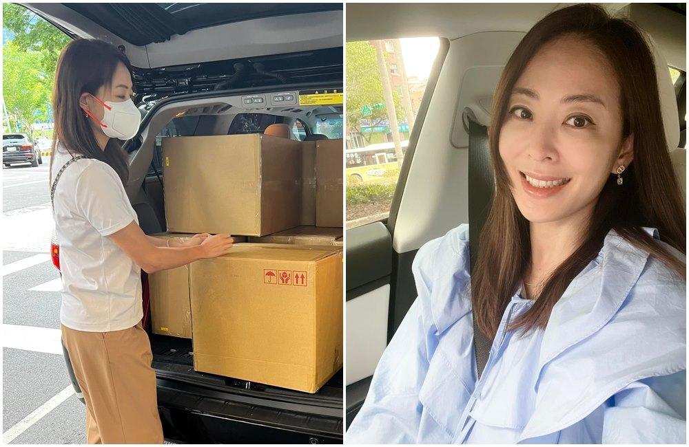 賈永婕為台灣防疫奔波。（翻攝賈永婕臉書）