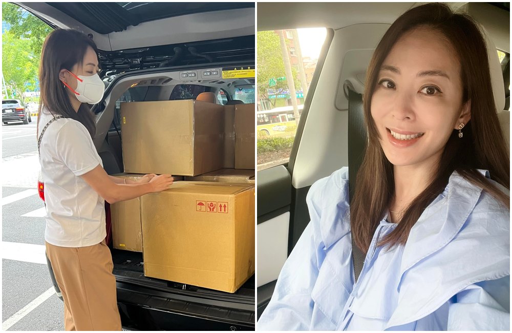 賈永婕為台灣防疫奔波。（翻攝賈永婕臉書）