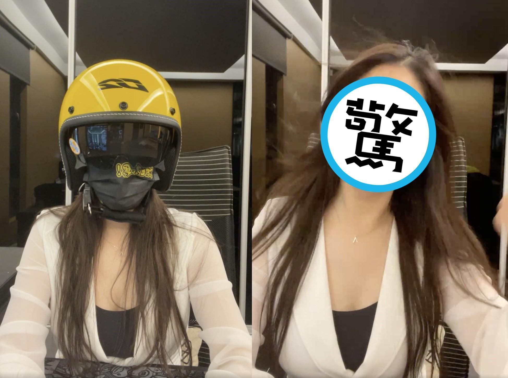 廖老大的老婆在直播上露臉,充滿仙氣的她,讓不少網友認為女兒廖芸神複製完美基因。(翻攝廖老大臉書)