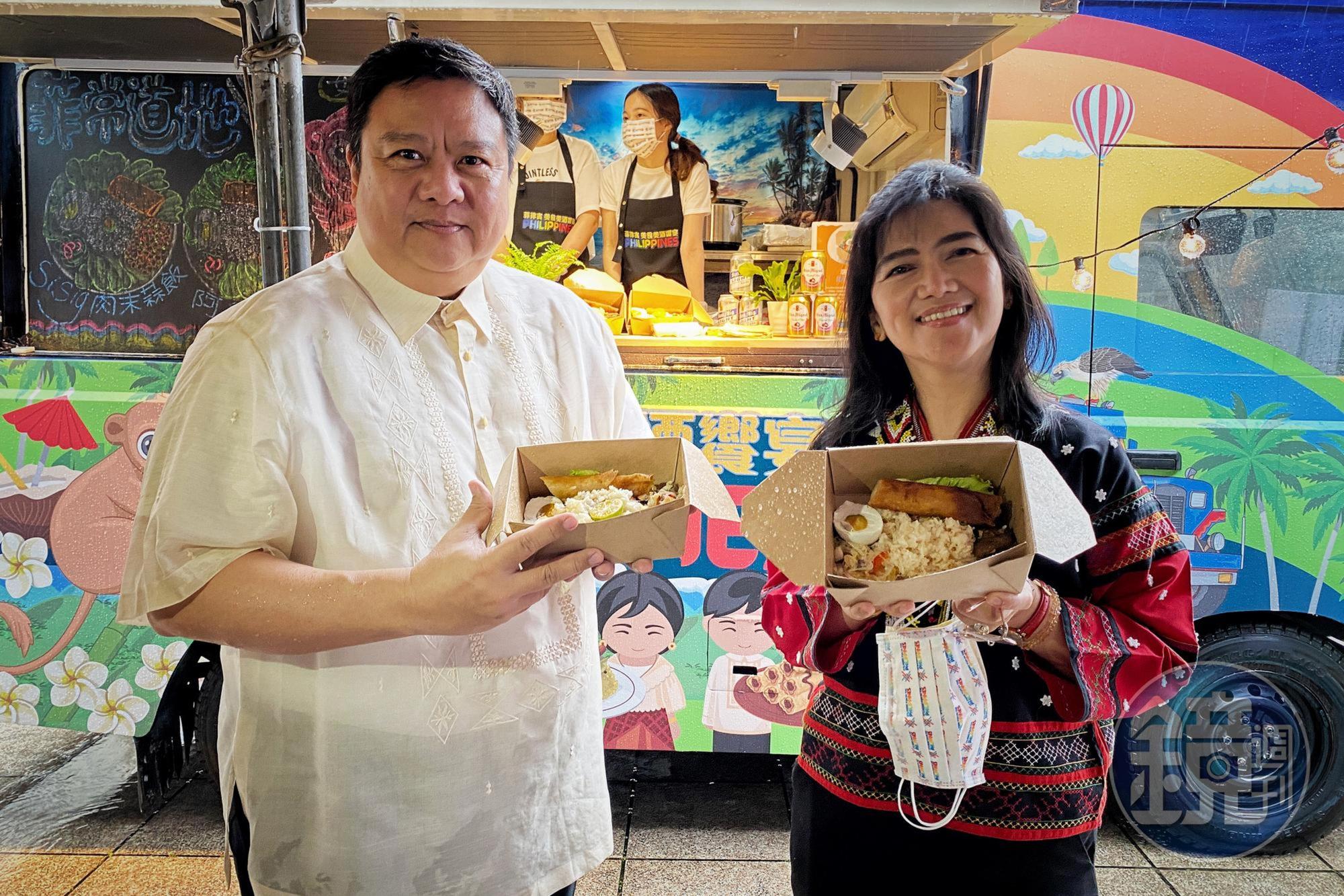「菲律賓美食美酒饗宴 台北巡迴餐車」從即日起至6月21日，將在台北4個地方推出快閃活動，提供民眾品嘗道地的菲律賓小吃與飲品。