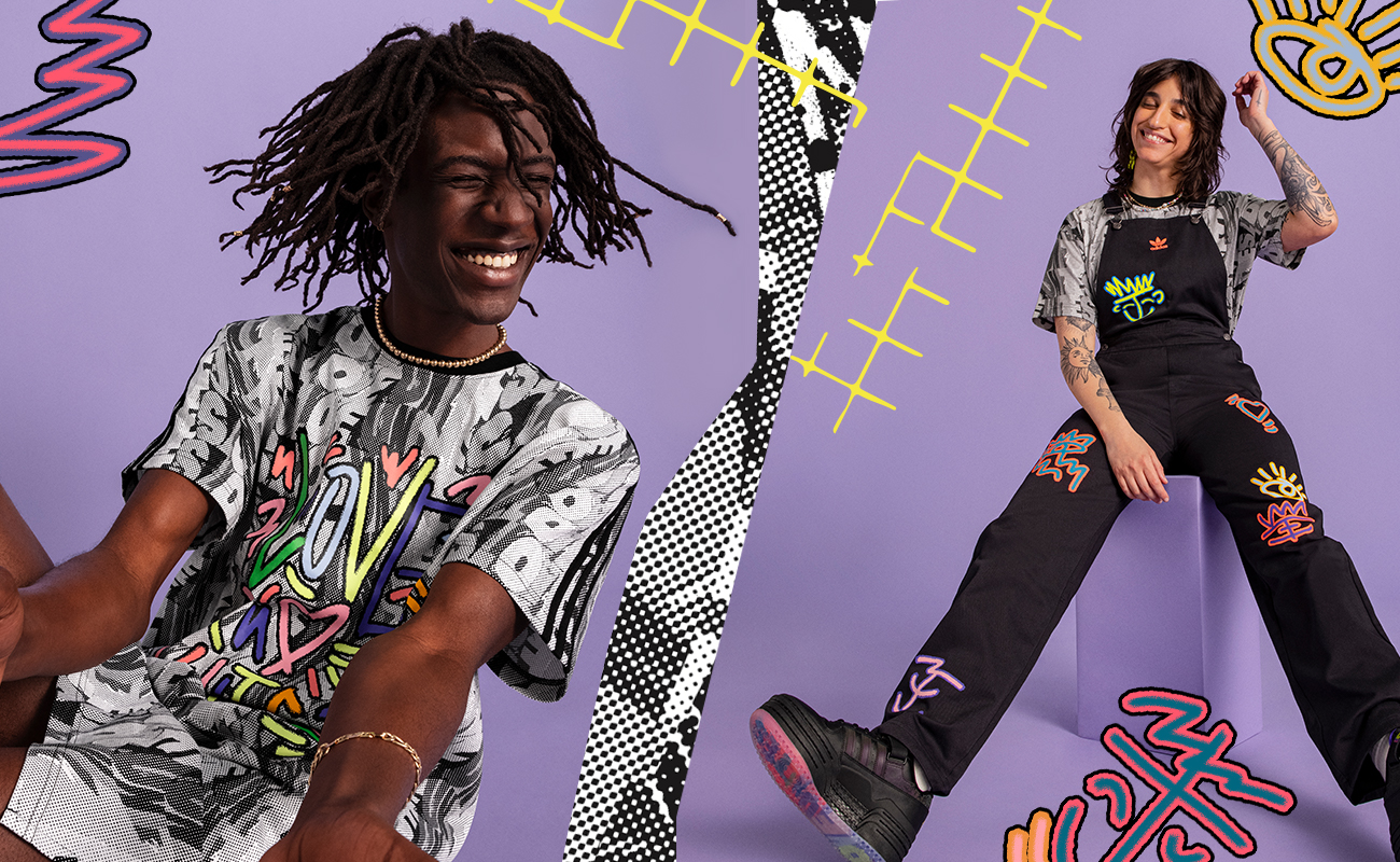 adidas Originals全新「PRIDE驕傲月」系列全球形象照。（adidas Originals提供）