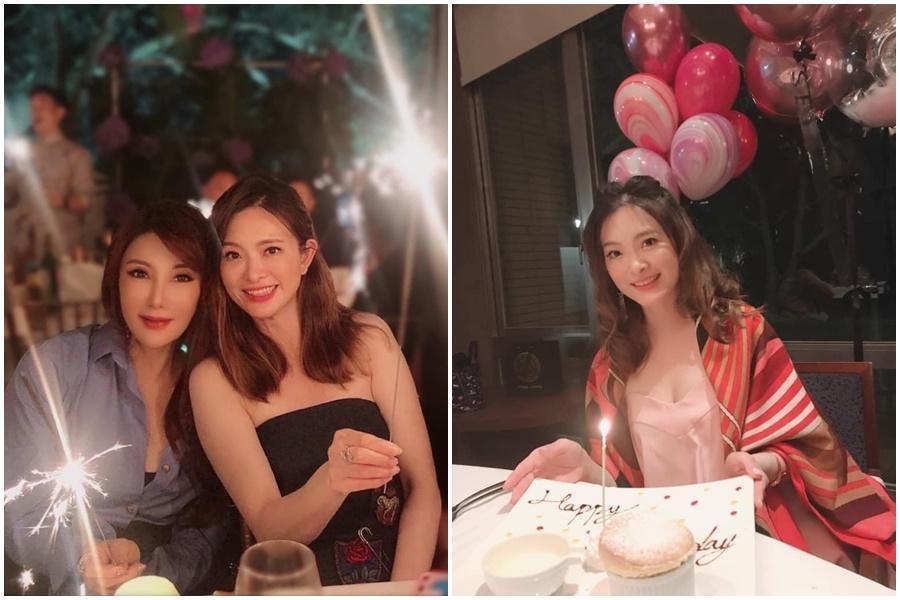 楊麗菁貼出和劉真的合照，表達滿滿的思念；劉真生前慶生照也秀出燦爛笑容。（翻攝自楊麗菁臉書）