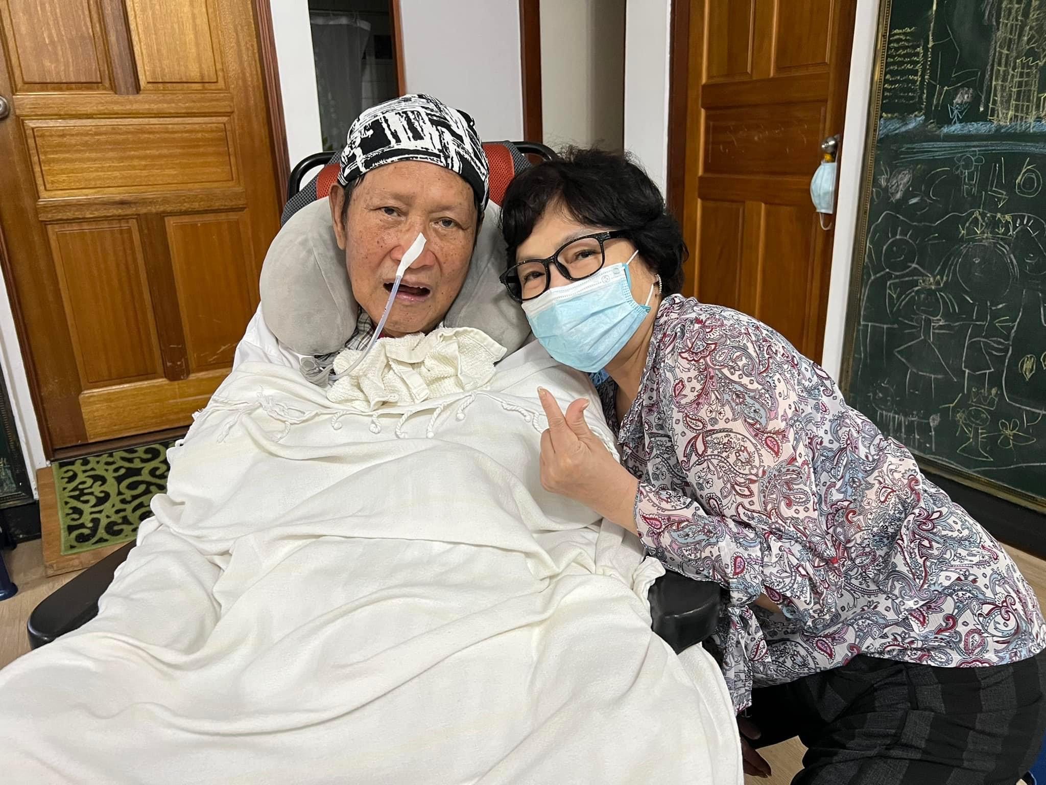 紀寶如到台東做公益，順道探視73歲原民歌王萬沙浪。（翻攝自紀寶如臉書）